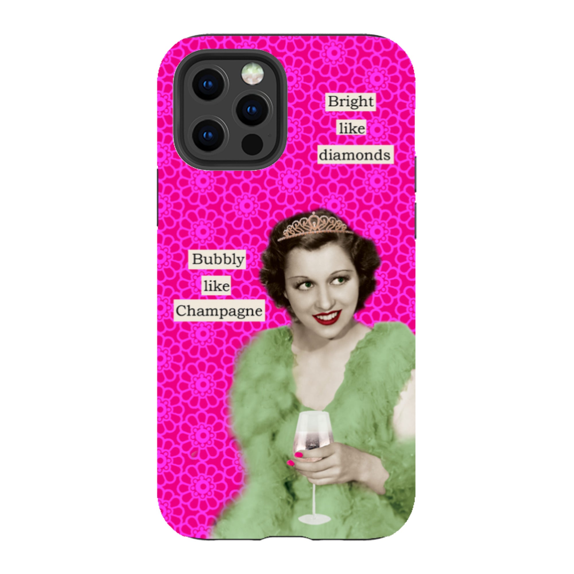 iPhone Tough Case - Bright Like Diamonds By Clare Jordan