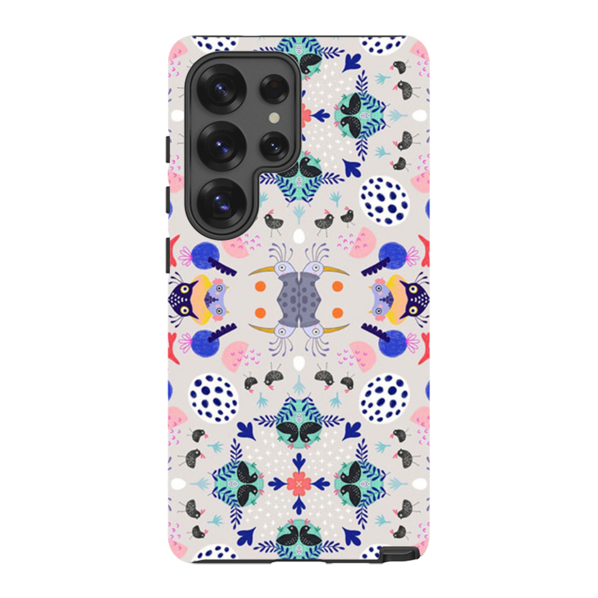 Samsung Tough Case - Crazybird Pattern By Mia Underwood