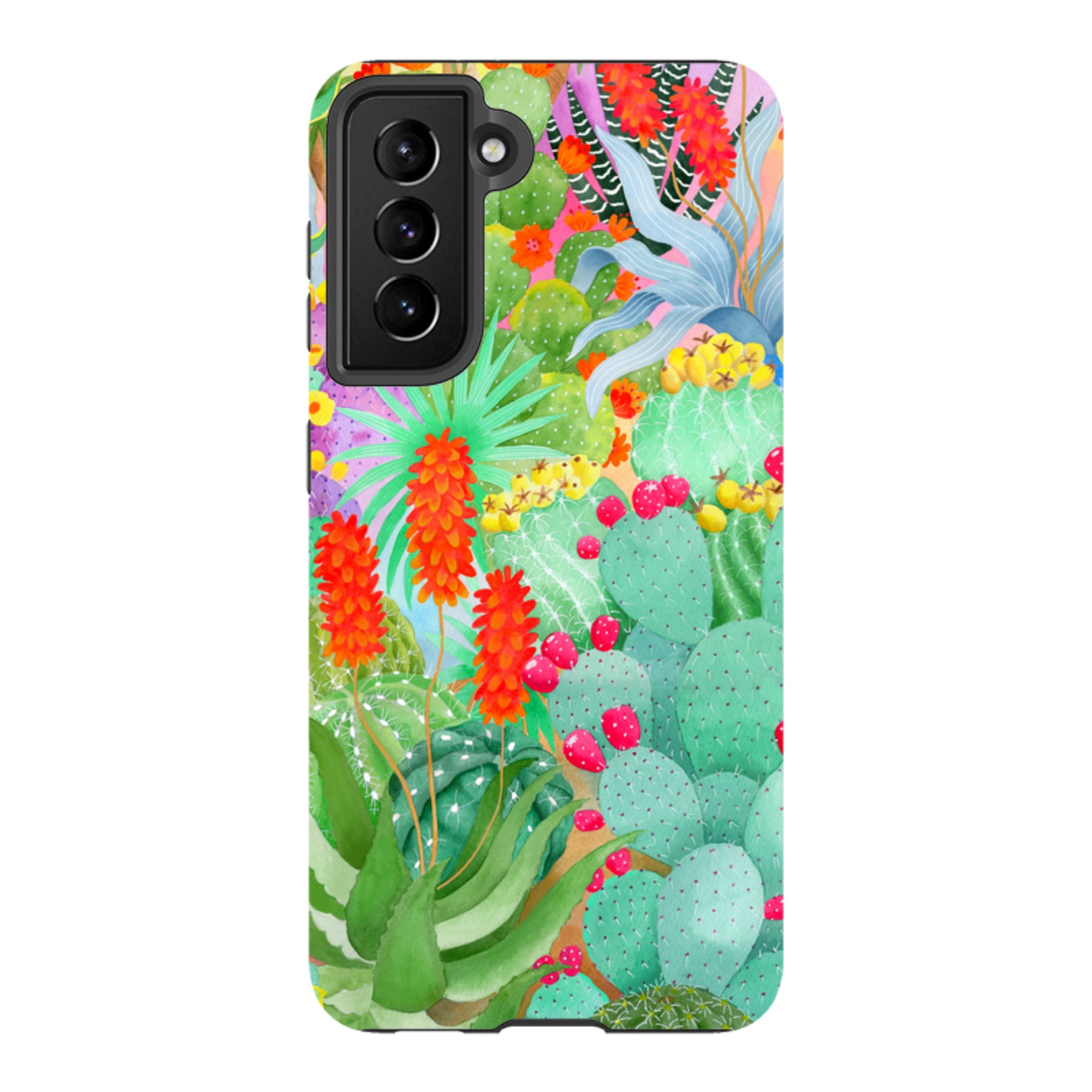 Samsung Tough Case - Cactus By Bex Parkin