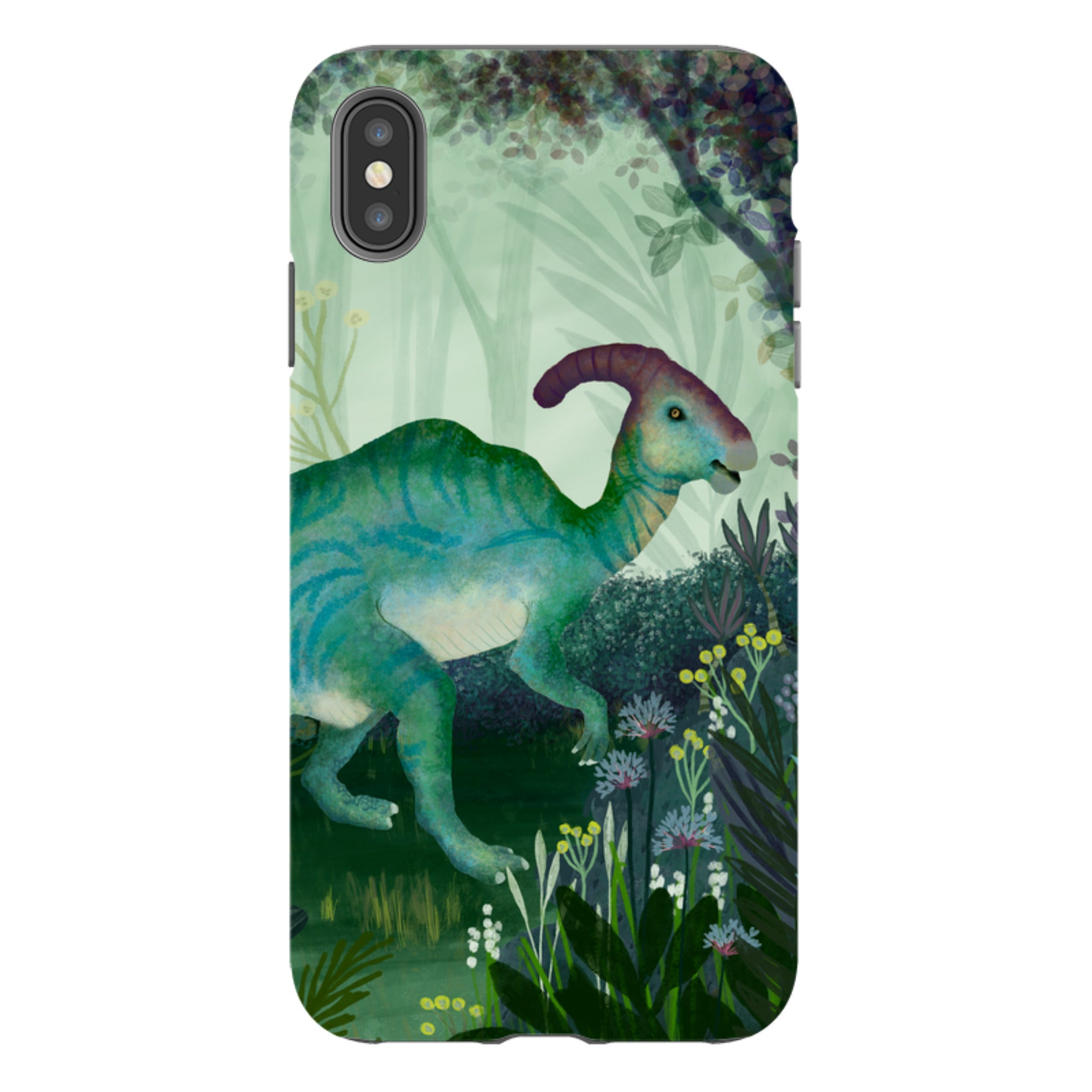 iPhone Tough Case - Dino Park III By Katherine Quinn