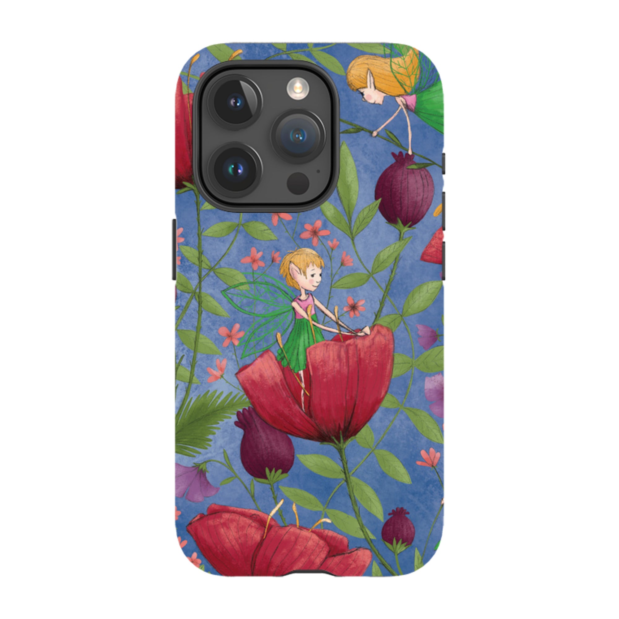iPhone Tough Case - Fairies And Flowers By Maja Lindberg