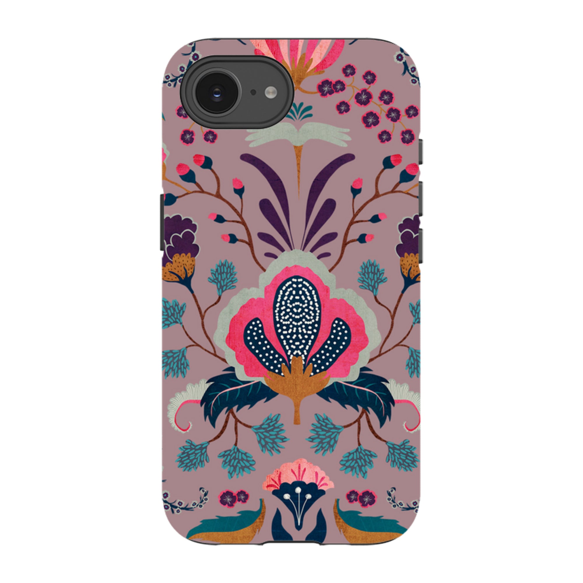 iPhone Tough Case - Folk Floral III By Katherine Quinn