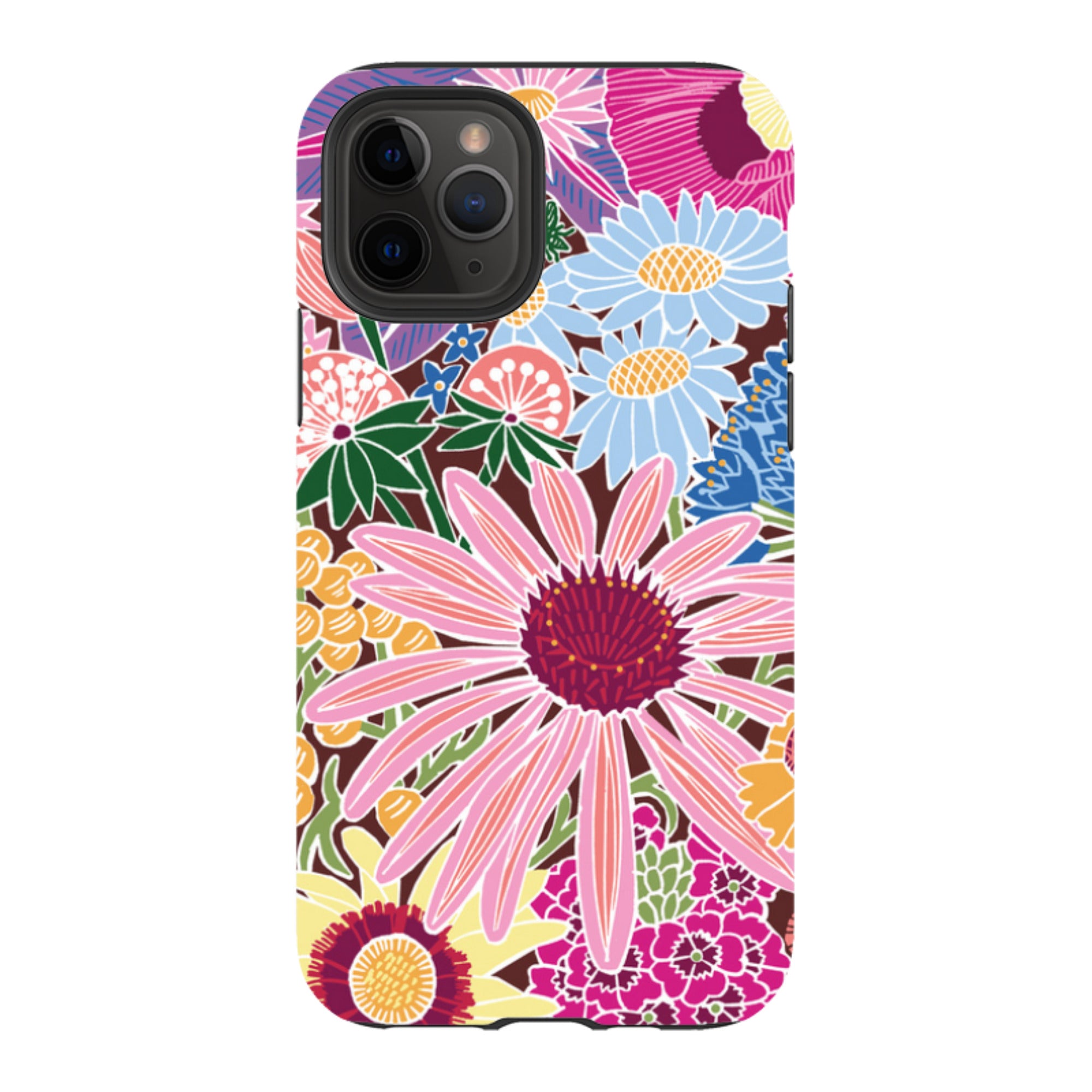 iPhone Tough Case - Jigsaw Floral 1 By Kate Heiss