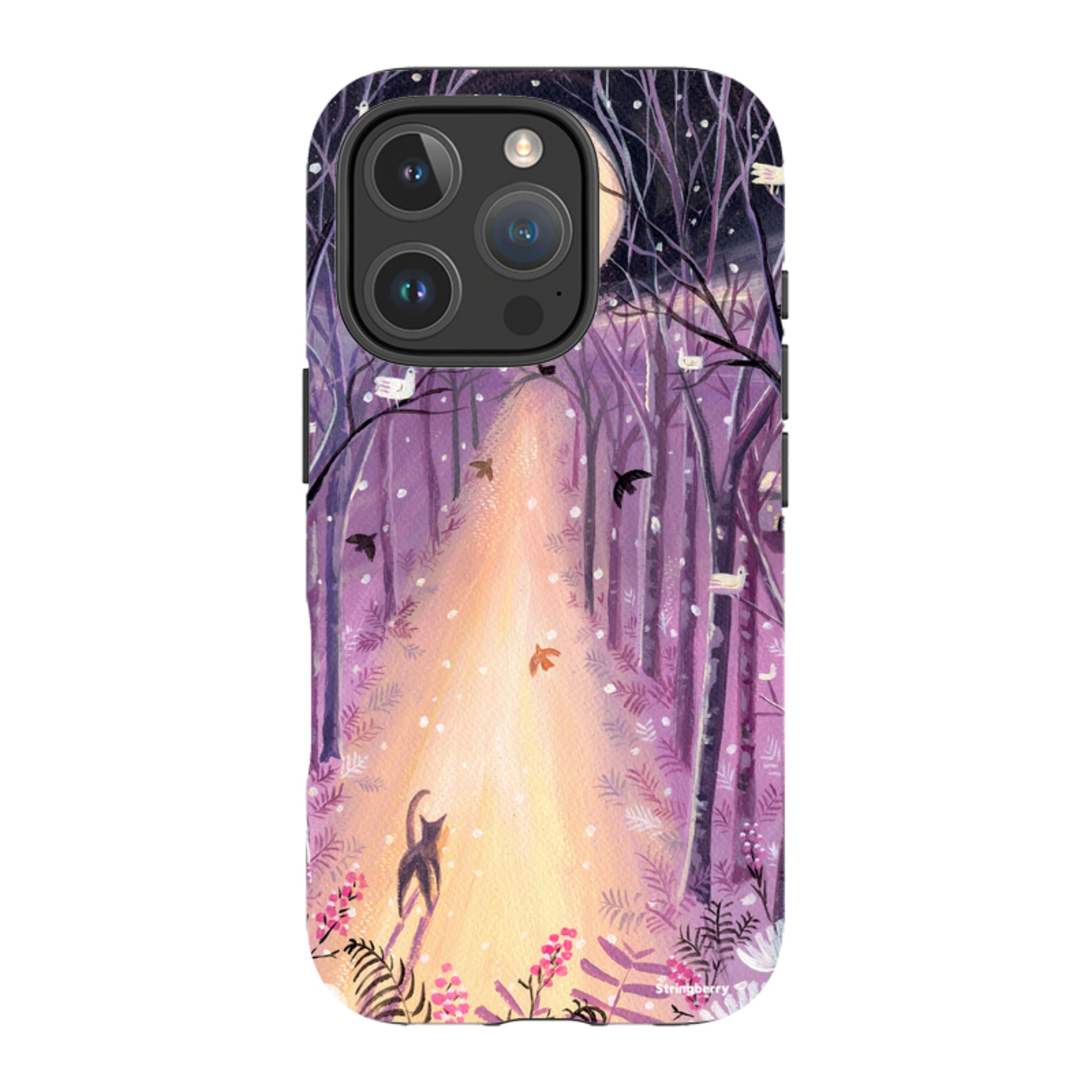 iPhone Tough Case - Forest Cat By Mary Stubberfield