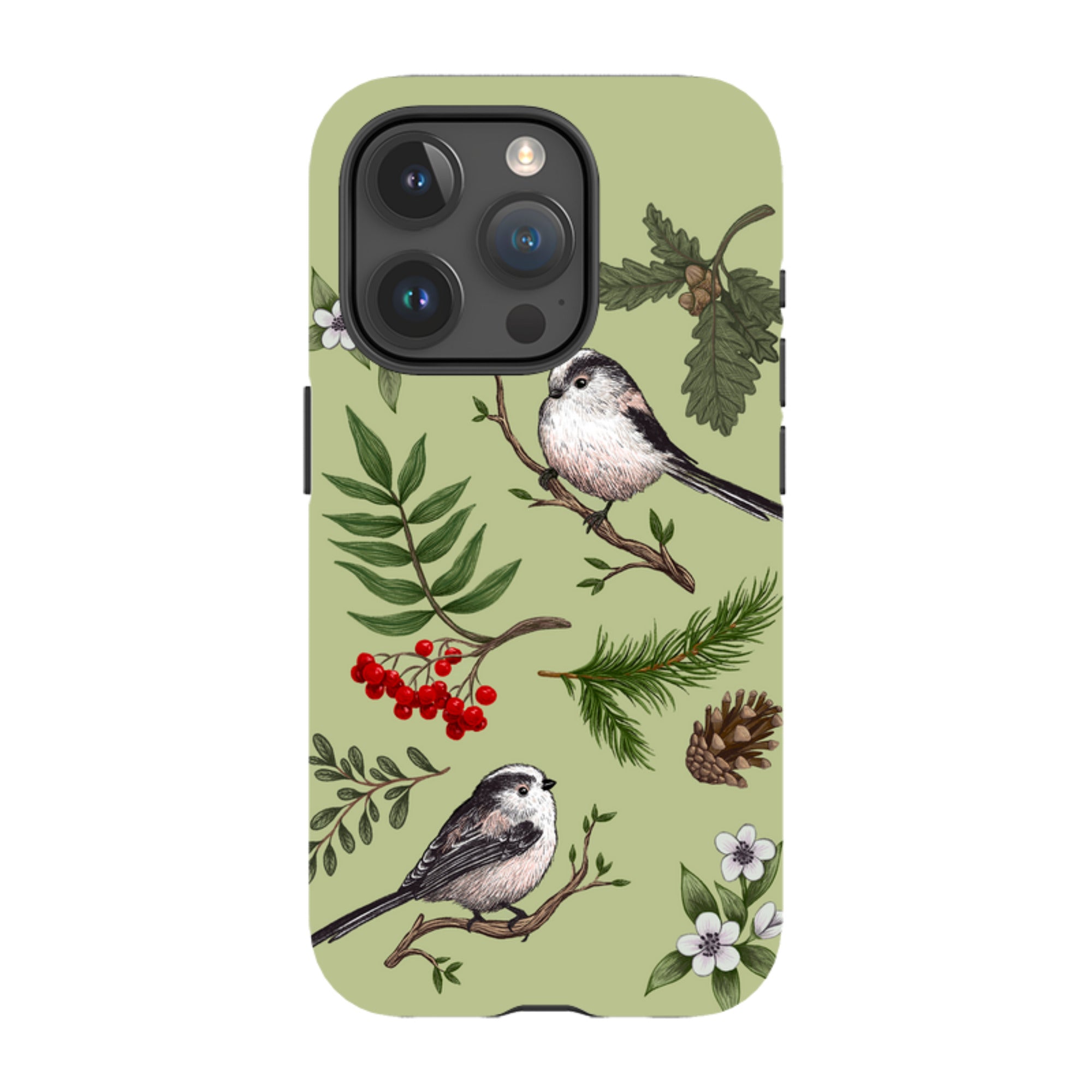 iPhone MagSafe Tough Case -  Longtail Tits By Anna Stead