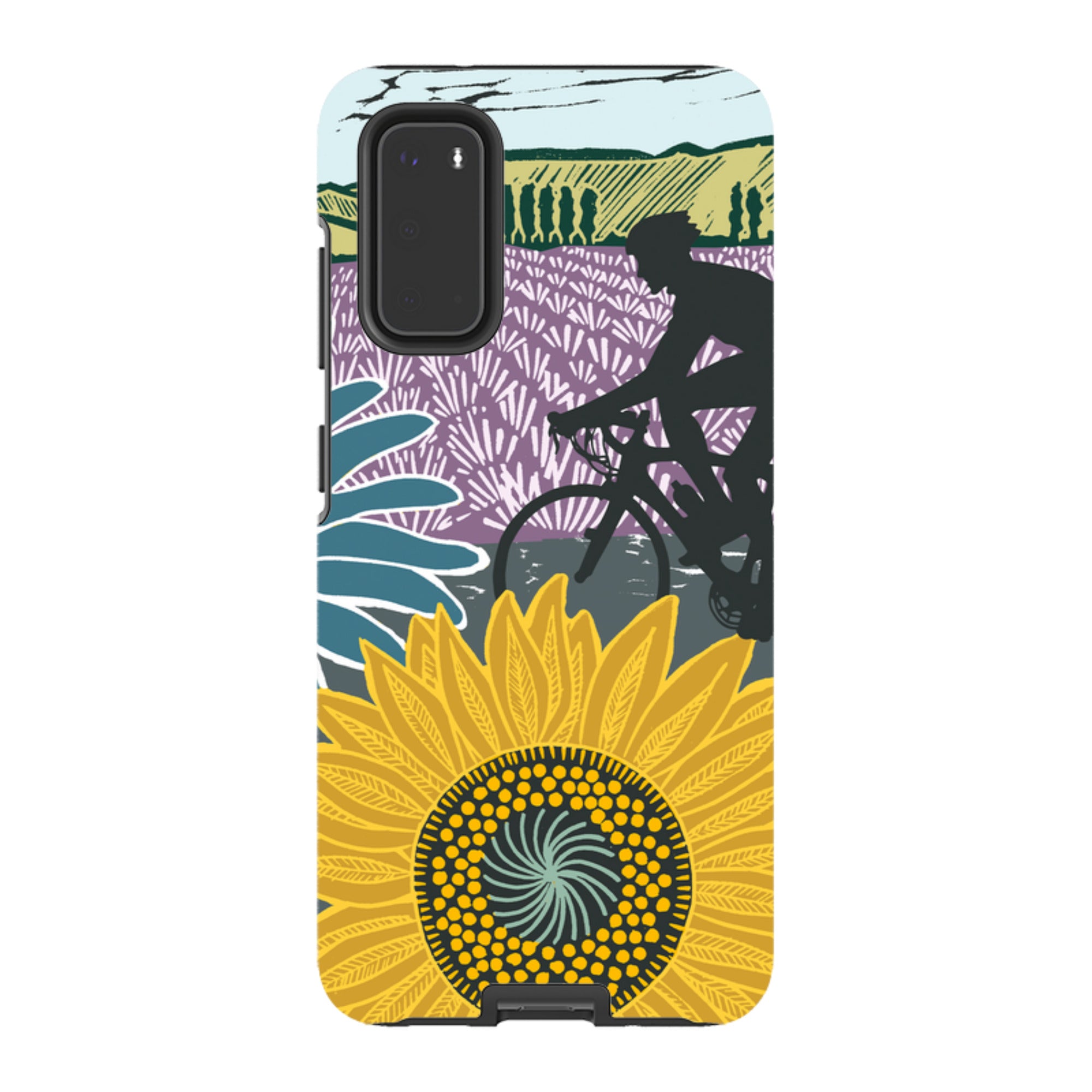 Samsung Tough Case - Bike and Sunflowers By Kate Heiss