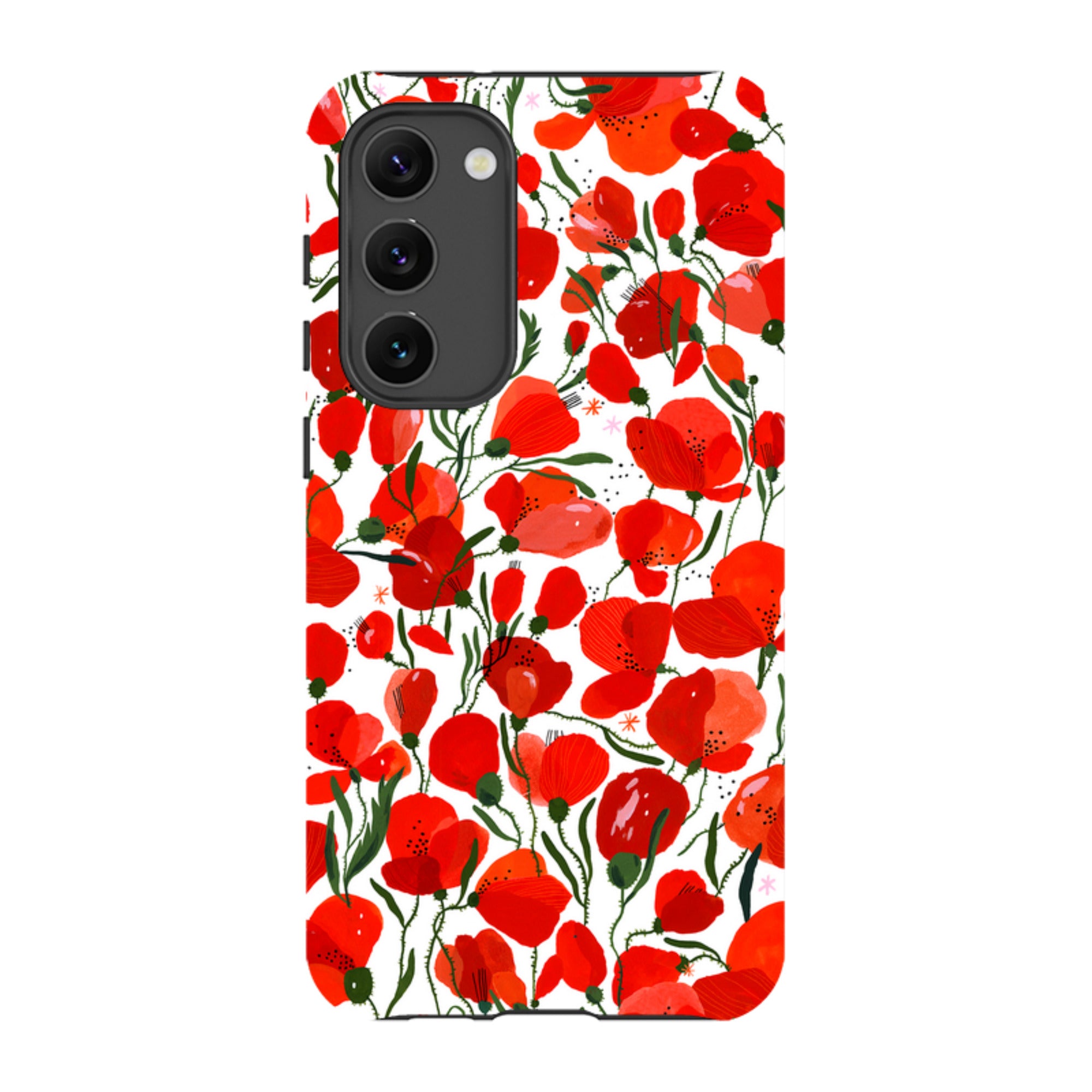 Samsung Tough Case - Poppies Pattern By Madalina Andronic