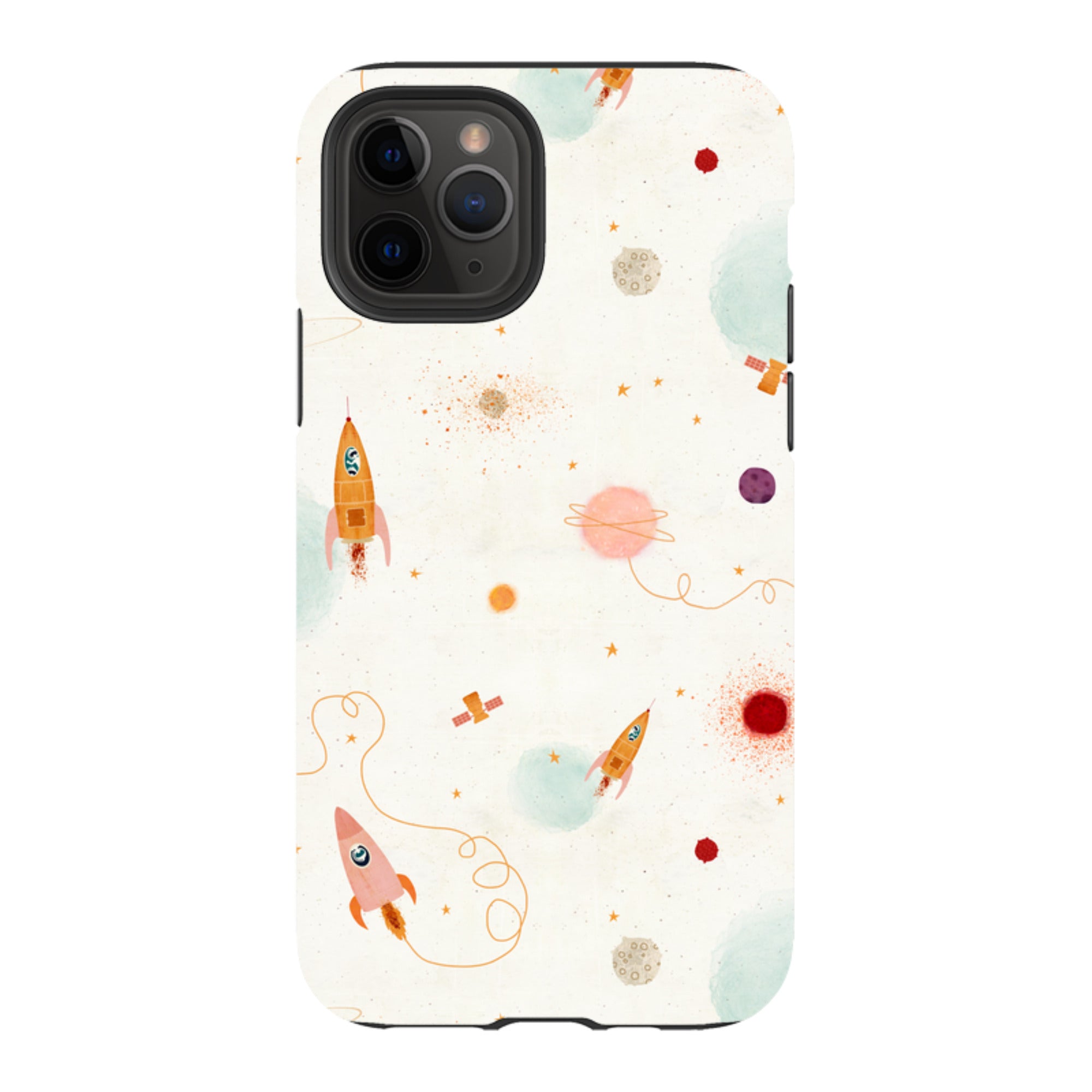 iPhone Tough Case - Rockets Cream By Katherine Quinn