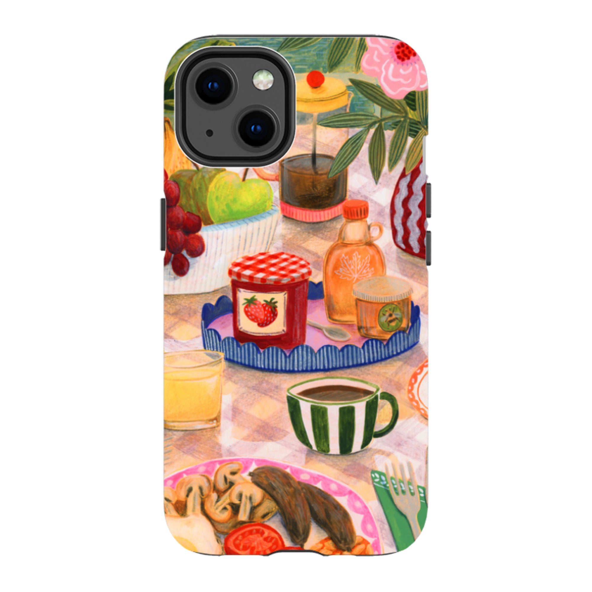 iPhone Tough Case - Holiday Breakfast By Lee Foster Wilson
