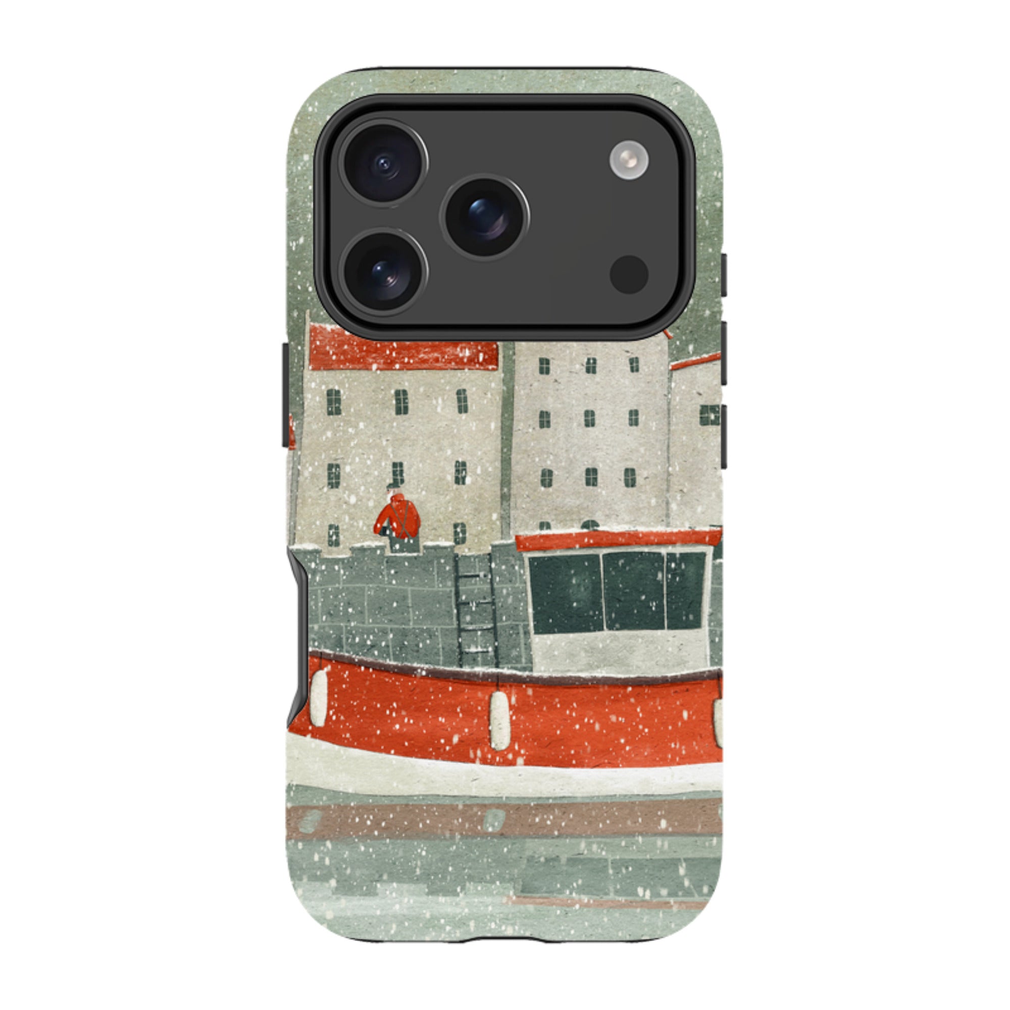 iPhone Tough Case - Christmas Harbour By Maja Lindberg