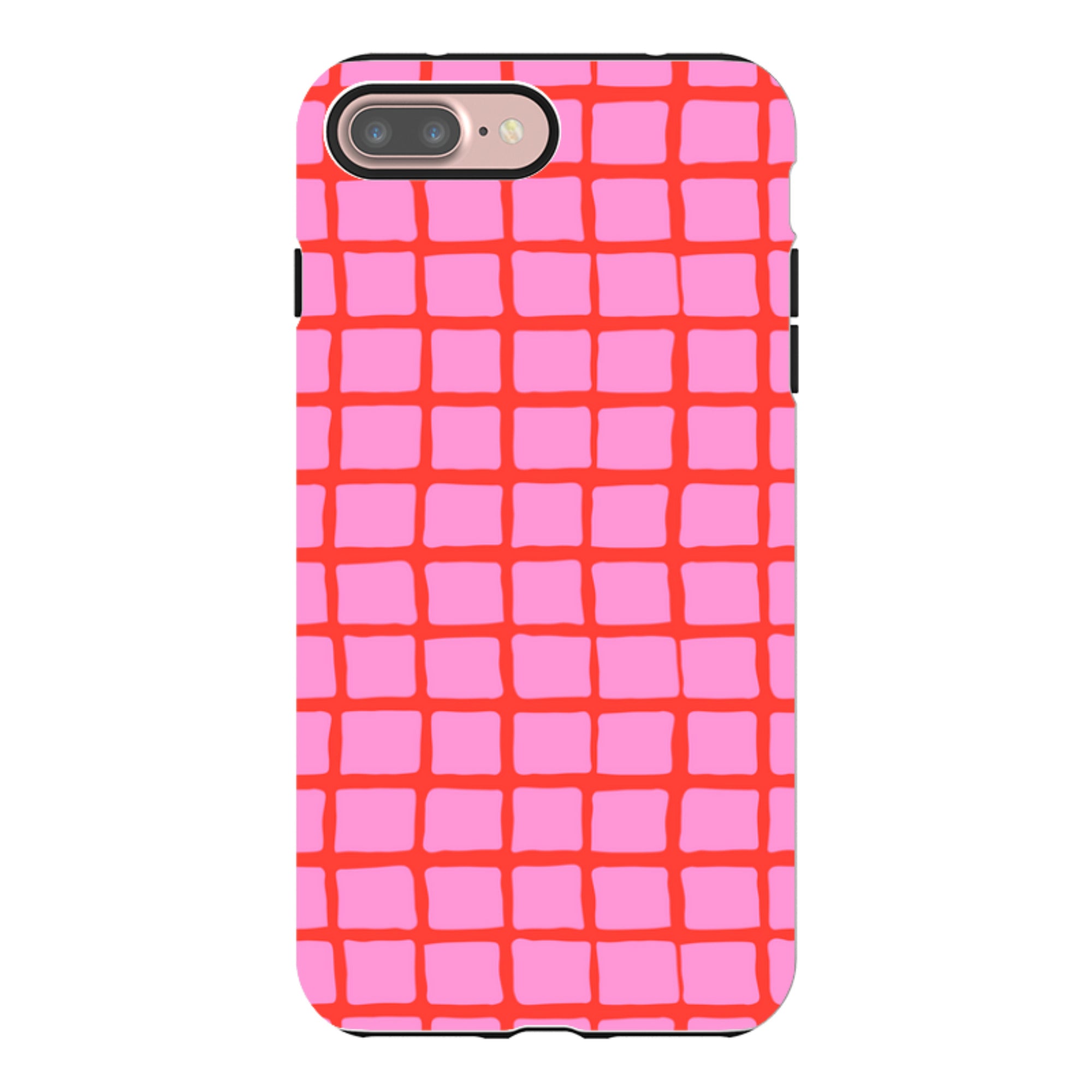 iPhone Tough Case - Pink Tiles