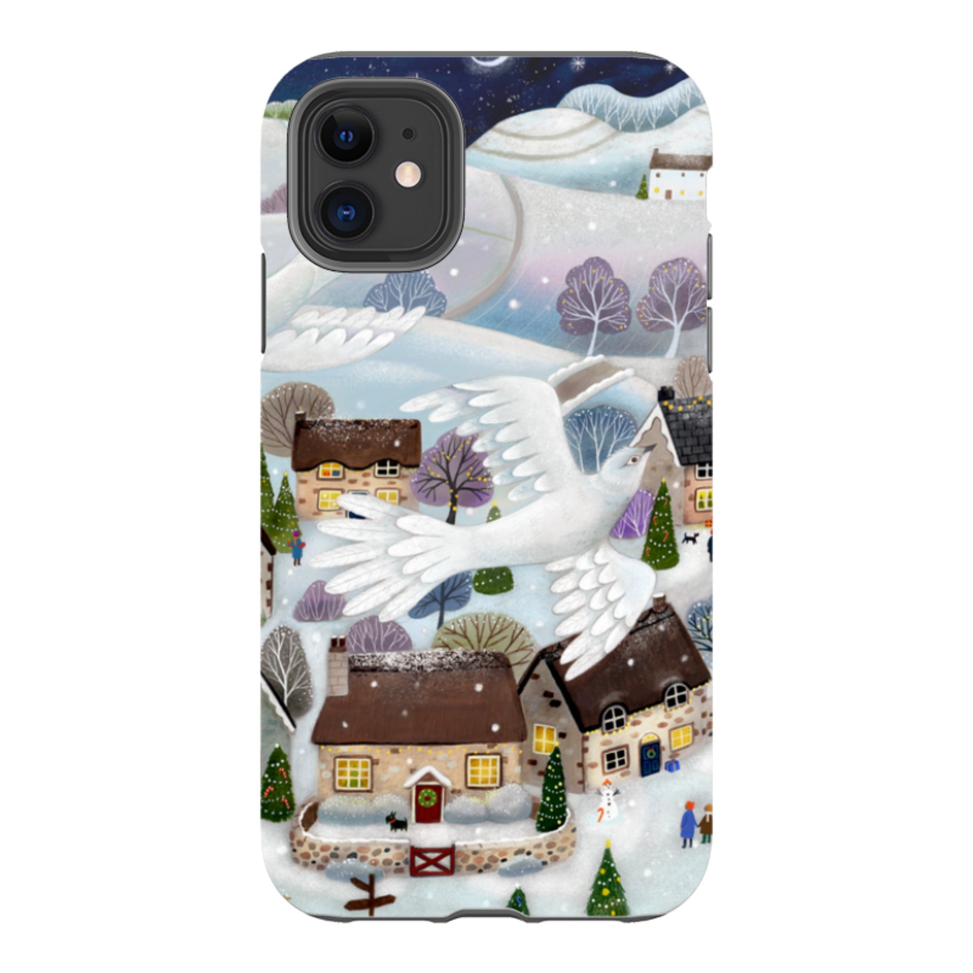iPhone Tough Case - Advent Doves By Bex Parkin