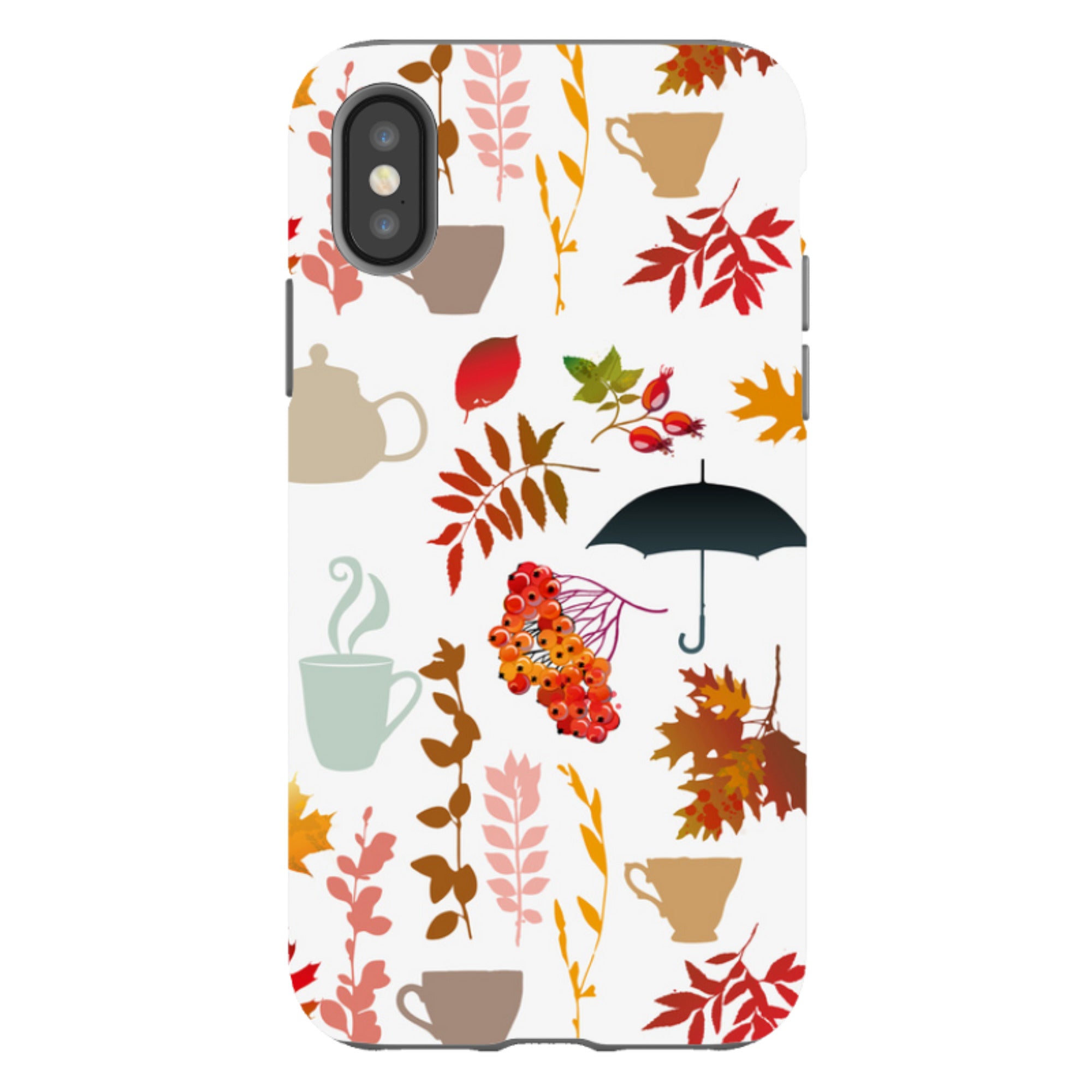 iPhone Tough Case - Autumn Pattern