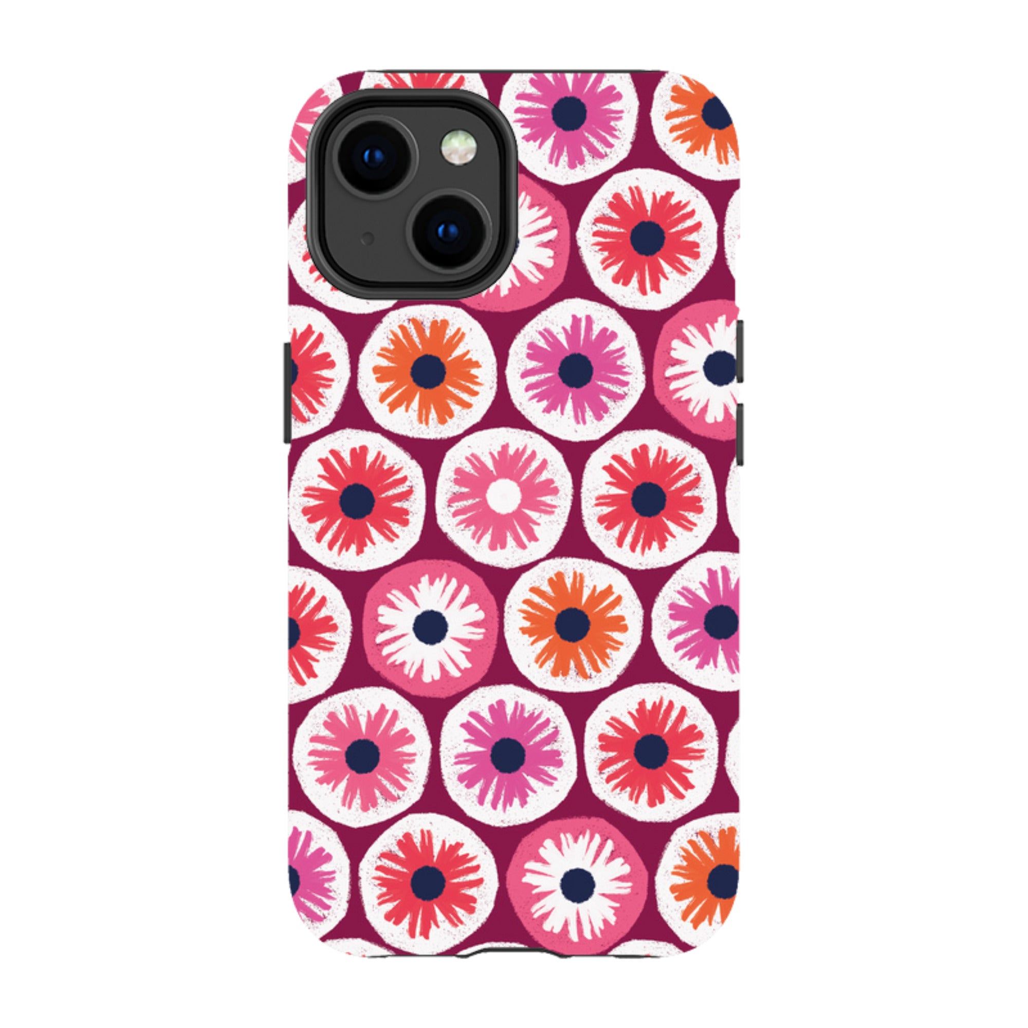 iPhone Tough Case - Penny Flowers Red By Ali Brookes