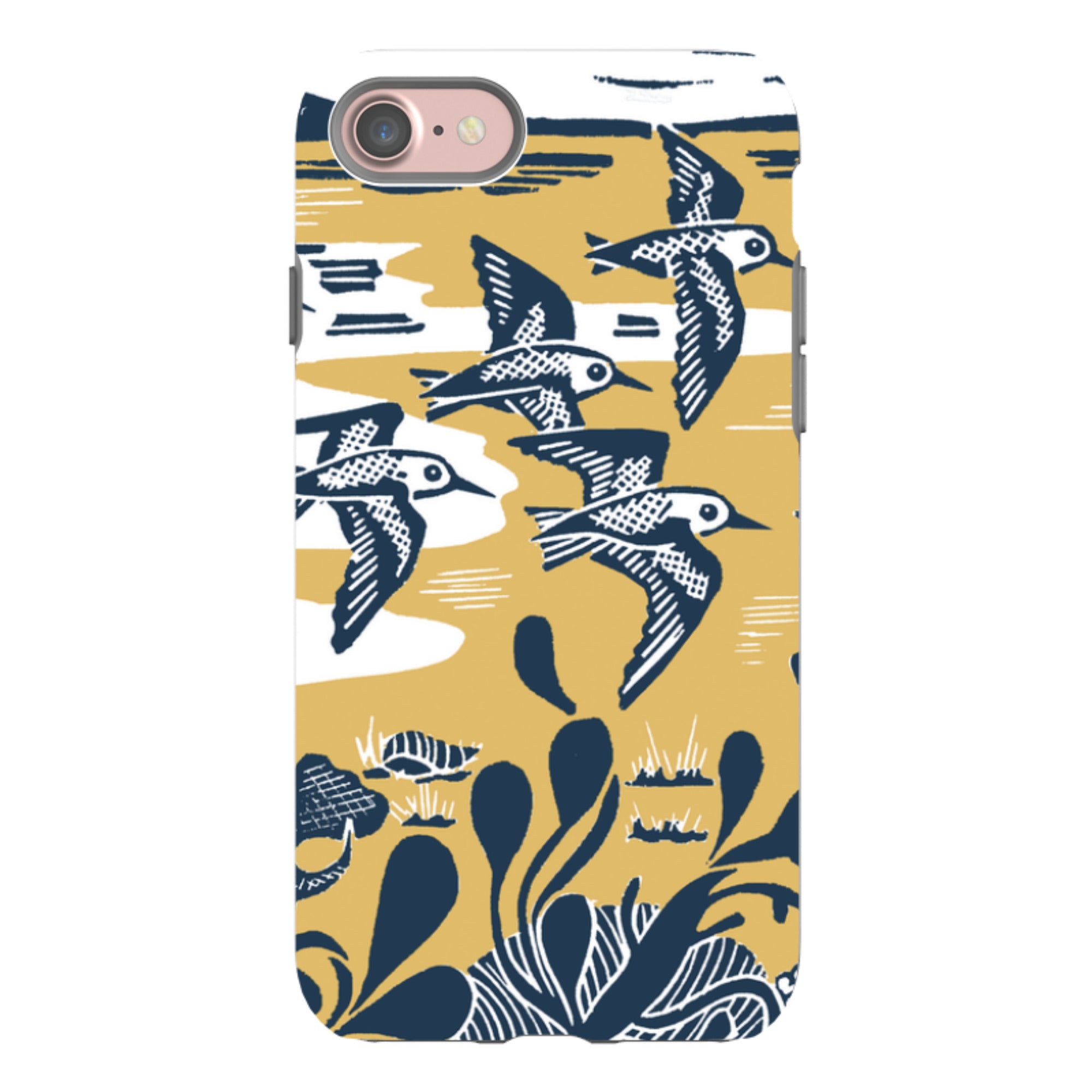 iPhone Tough Case - Sanderlings At The Shore By Kate Heiss