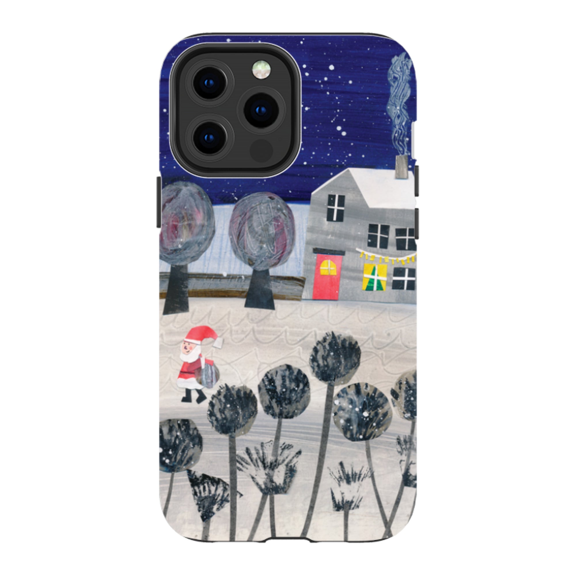iPhone Tough Case - Santa By Tracey English