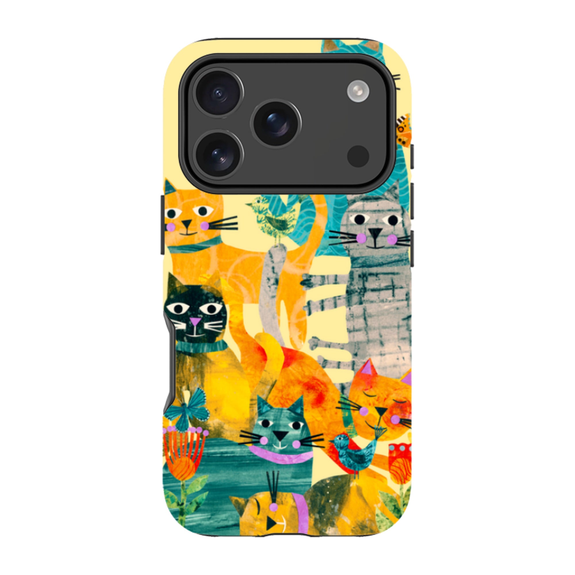 iPhone MagSafe Tough Case - Cat Party III By Tracey English