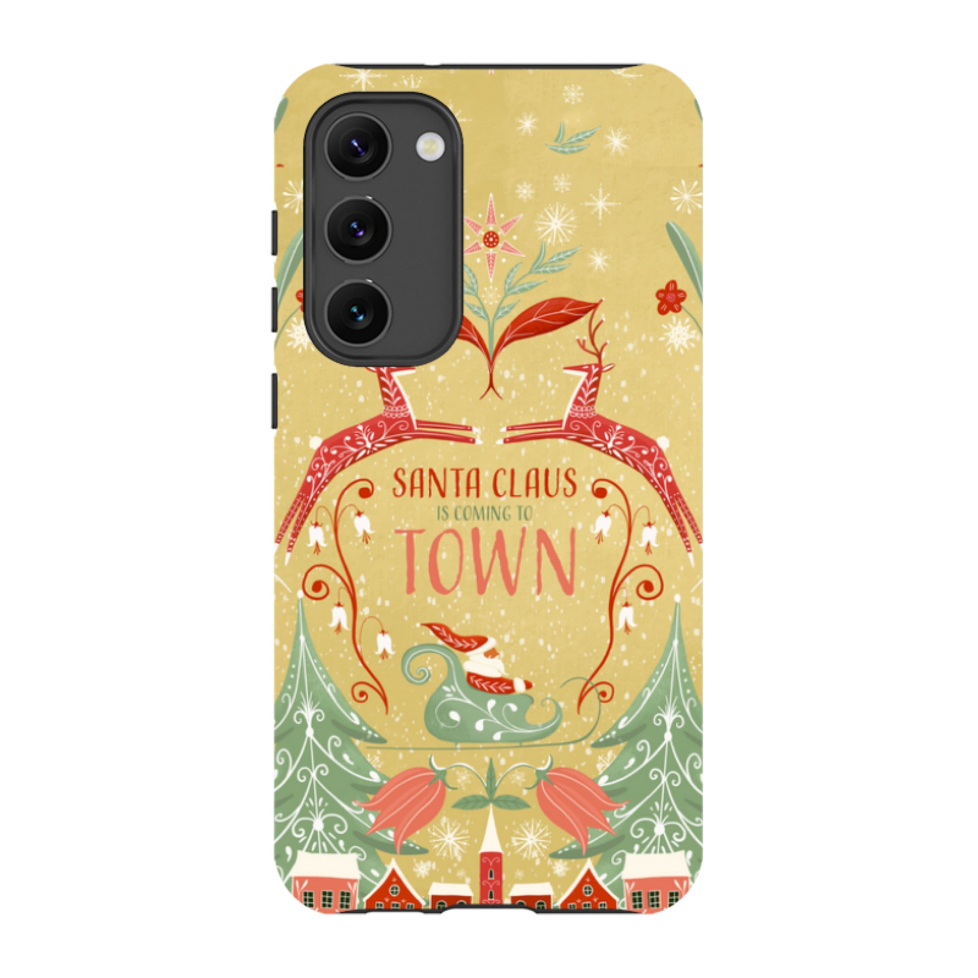 Samsung Tough Case - Santa Claus Is Coming To Town By Maja Lindberg