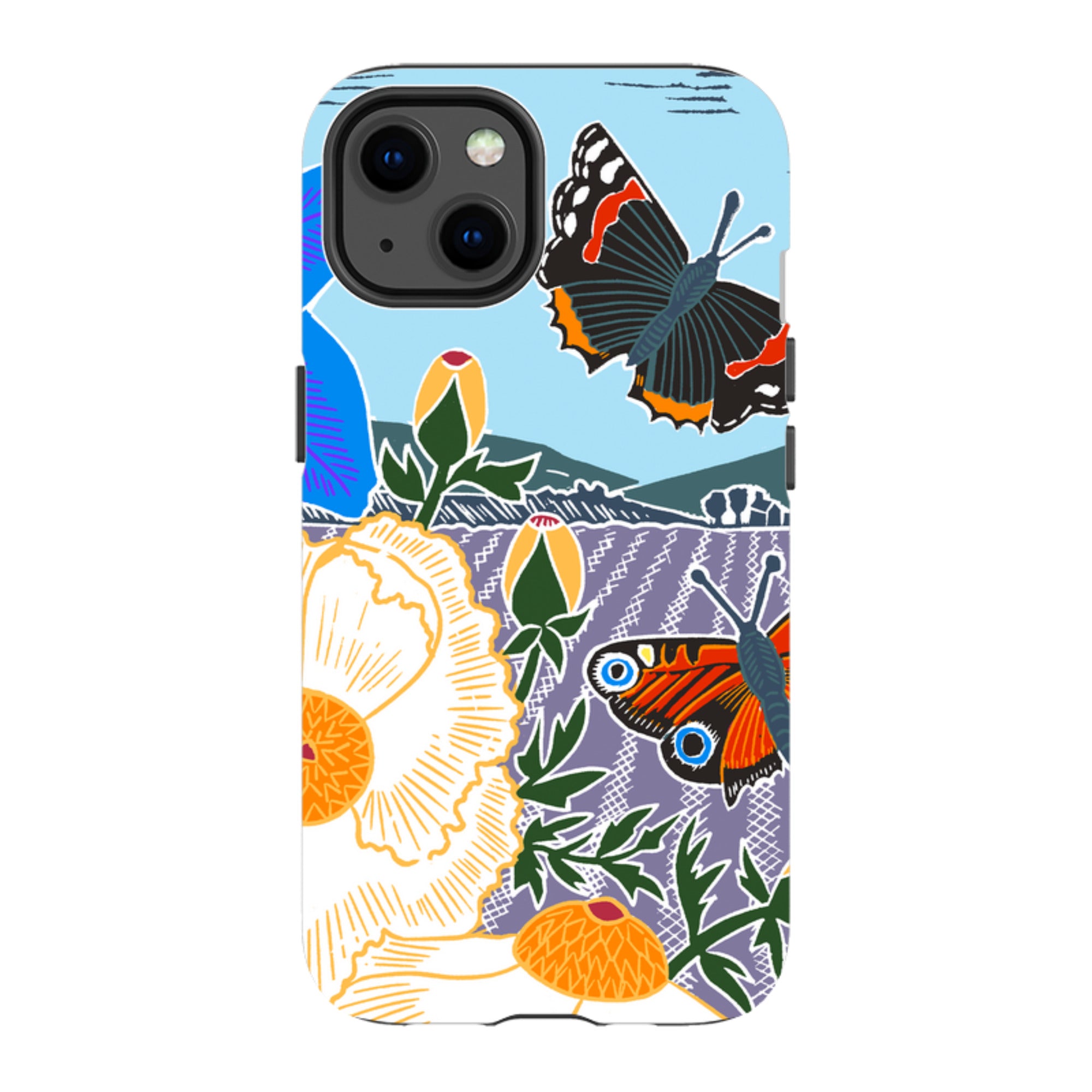 iPhone Tough Case - Bold Butterflies By Kate Heiss