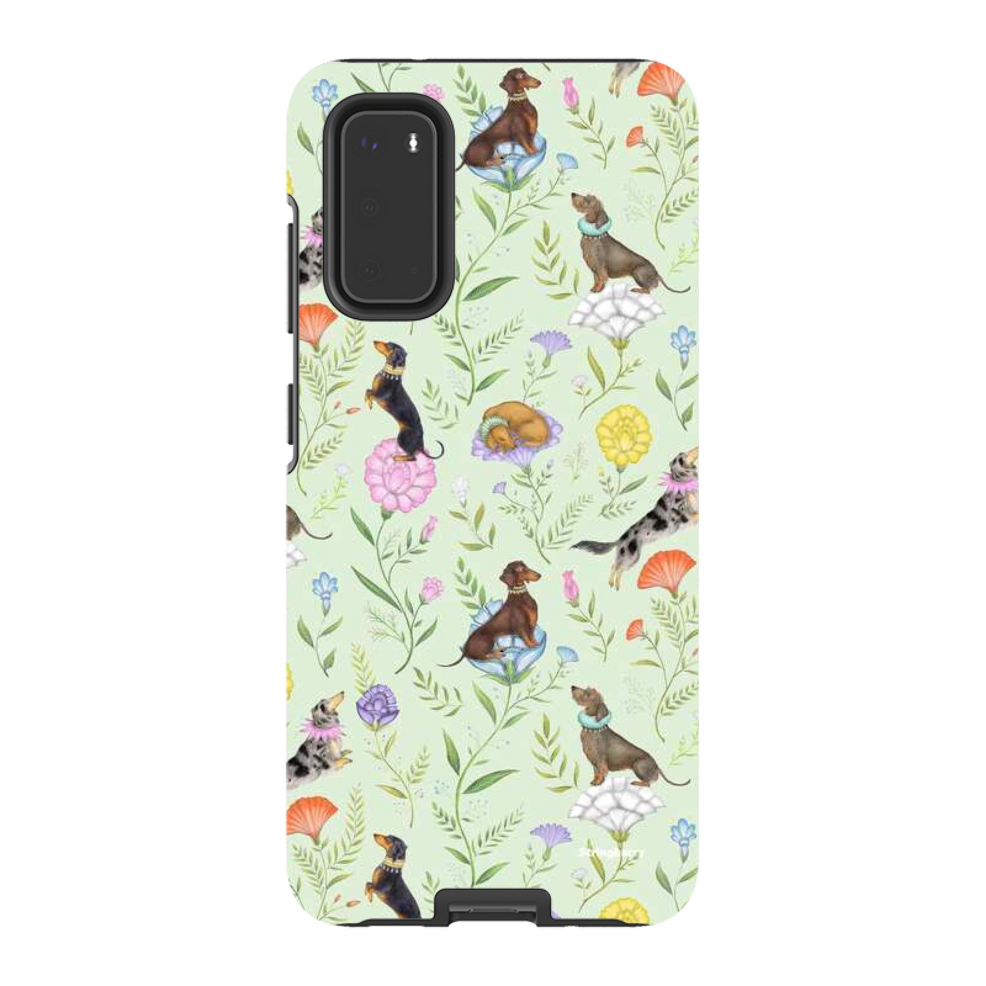 Samsung Tough Case - Doxy Day Afternoon Pistachio By Catherine Rowe