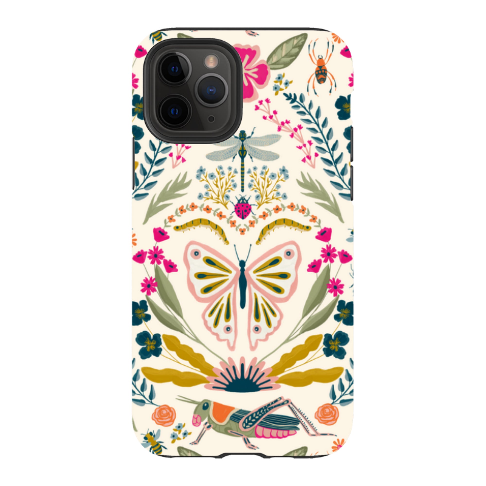 iPhone Case - Butterfly Floral By Abby Jacobs