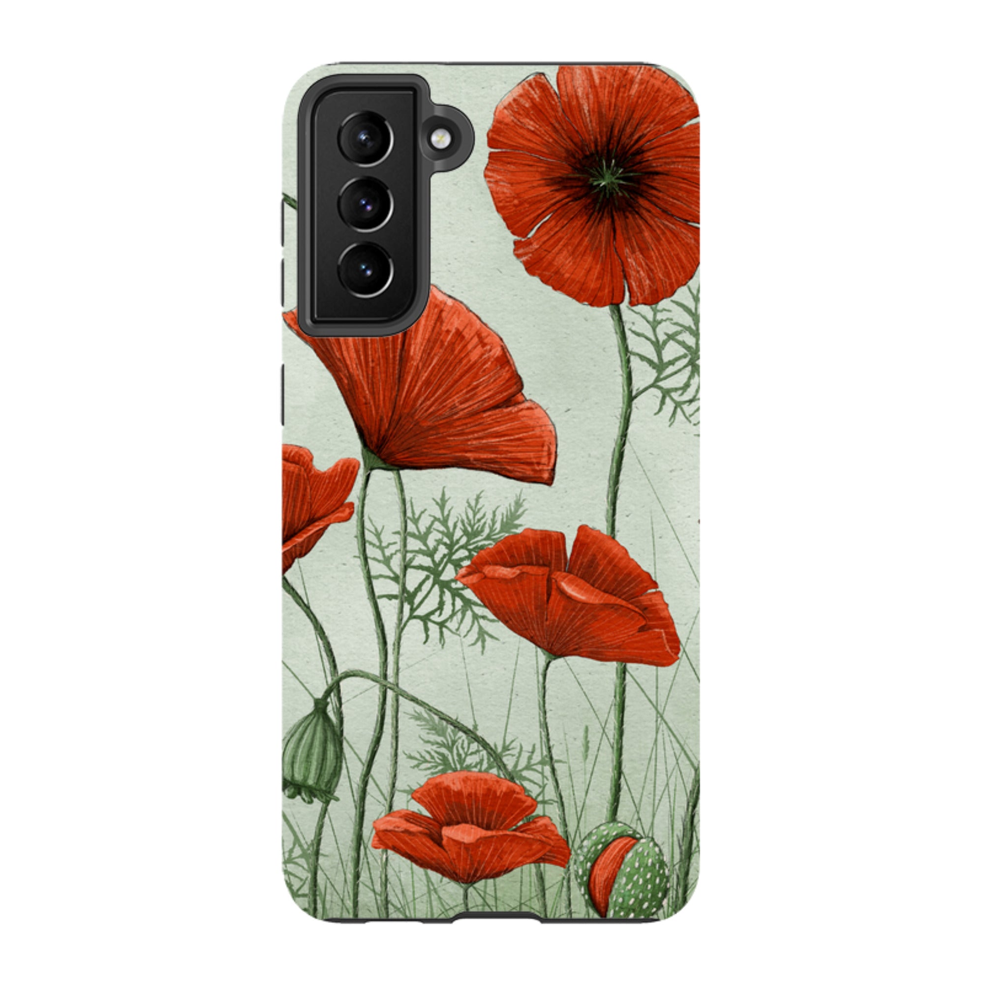 Samsung Tough  Case - Poppies By Maja Lindberg