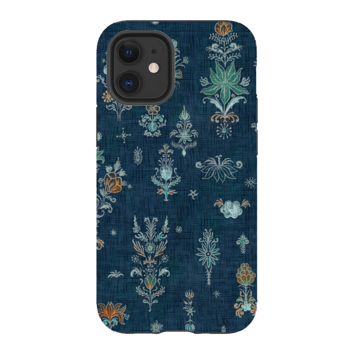 iPhone Tough Case - Jewel Spirit - Navy Rust By Katherine Quinn