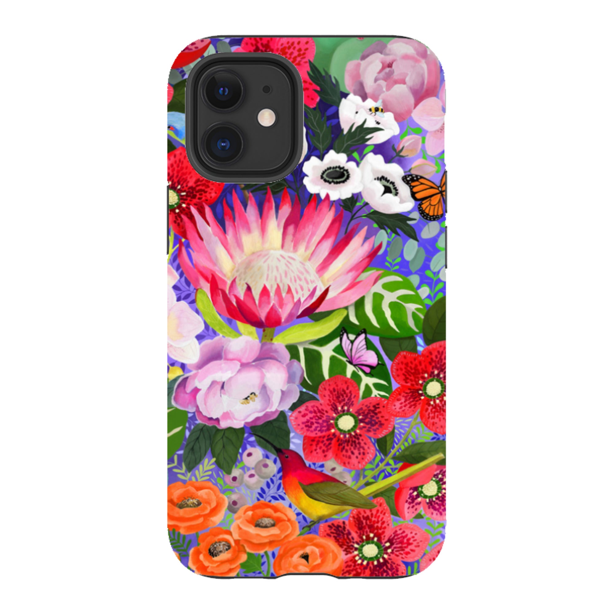 iPhone Tough Case - Exotic Birds By Bex Parkin