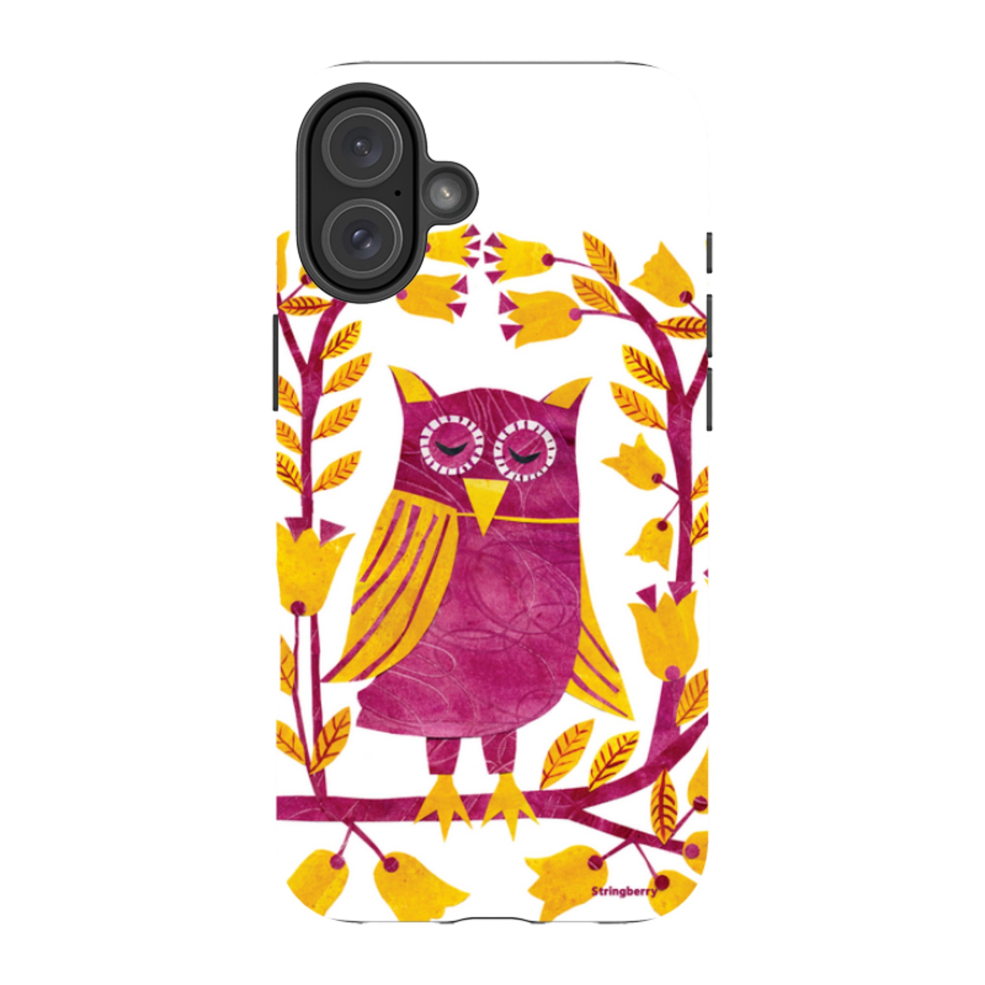 iPhone MagSafe Tough Case - Folk Owl By Tracey English