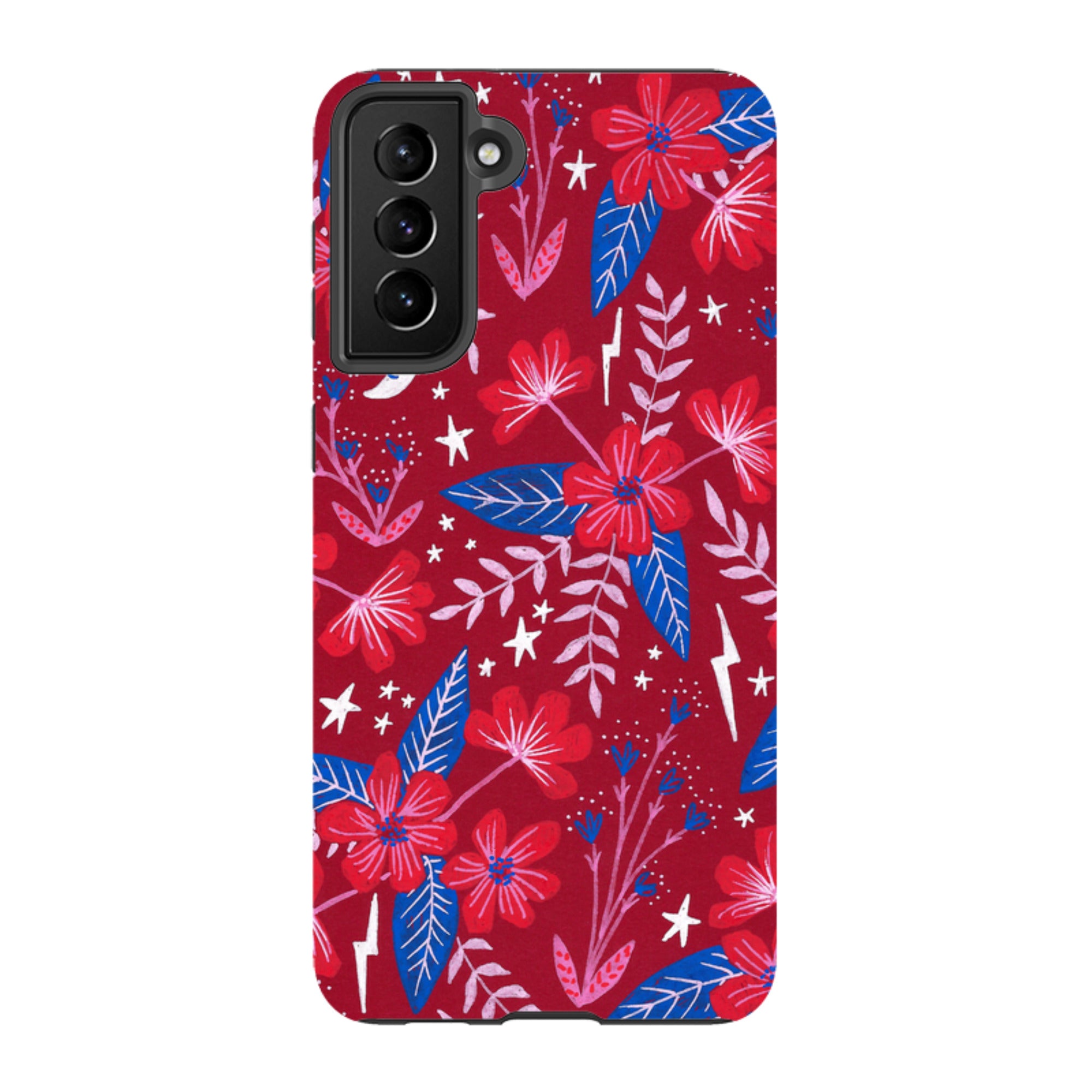 Samsung Tough Case - Red Moon Garden By Lee Foster Wilson