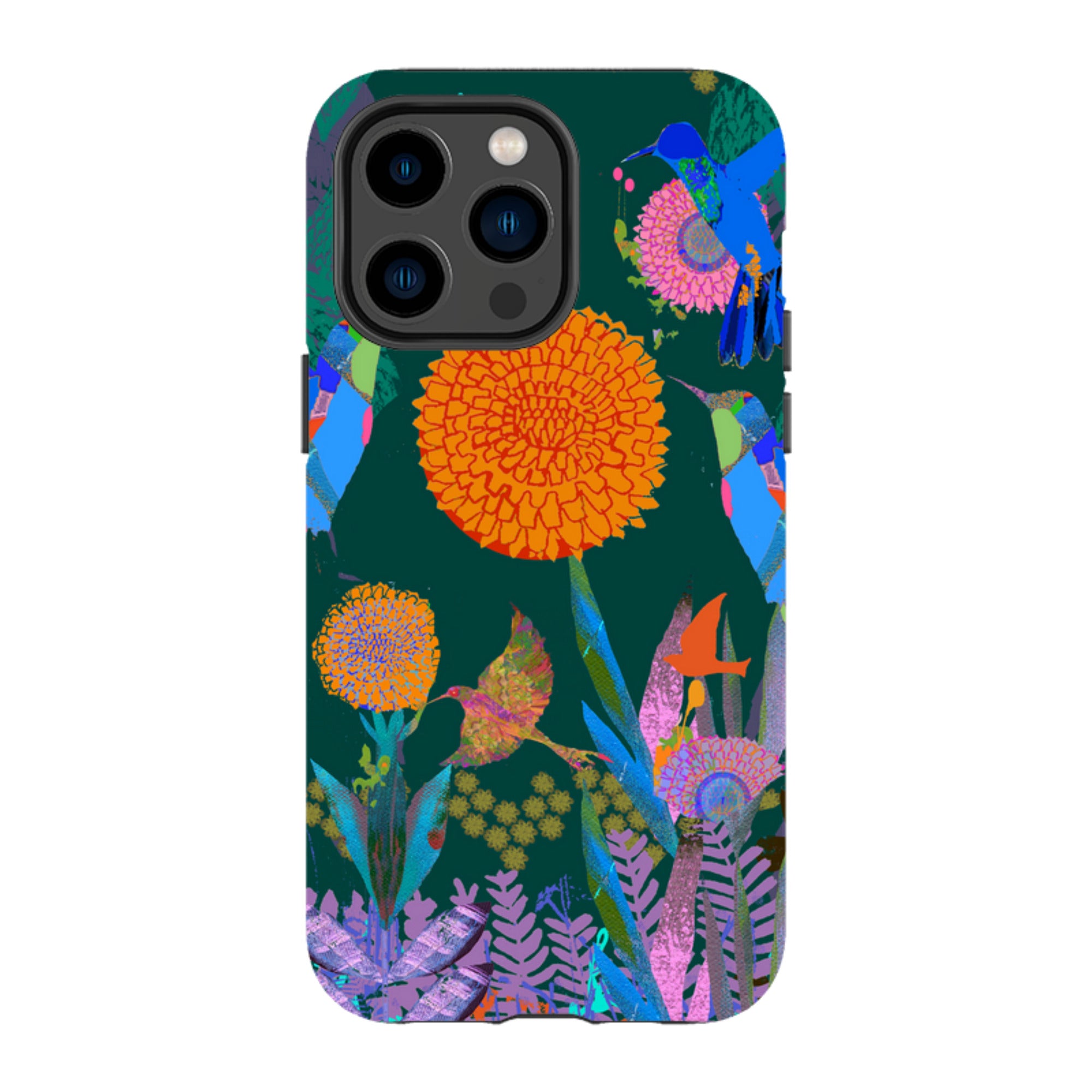 iPhone MagSafe Tough Case -  Hummingbird Forest By Tiffany Lynch