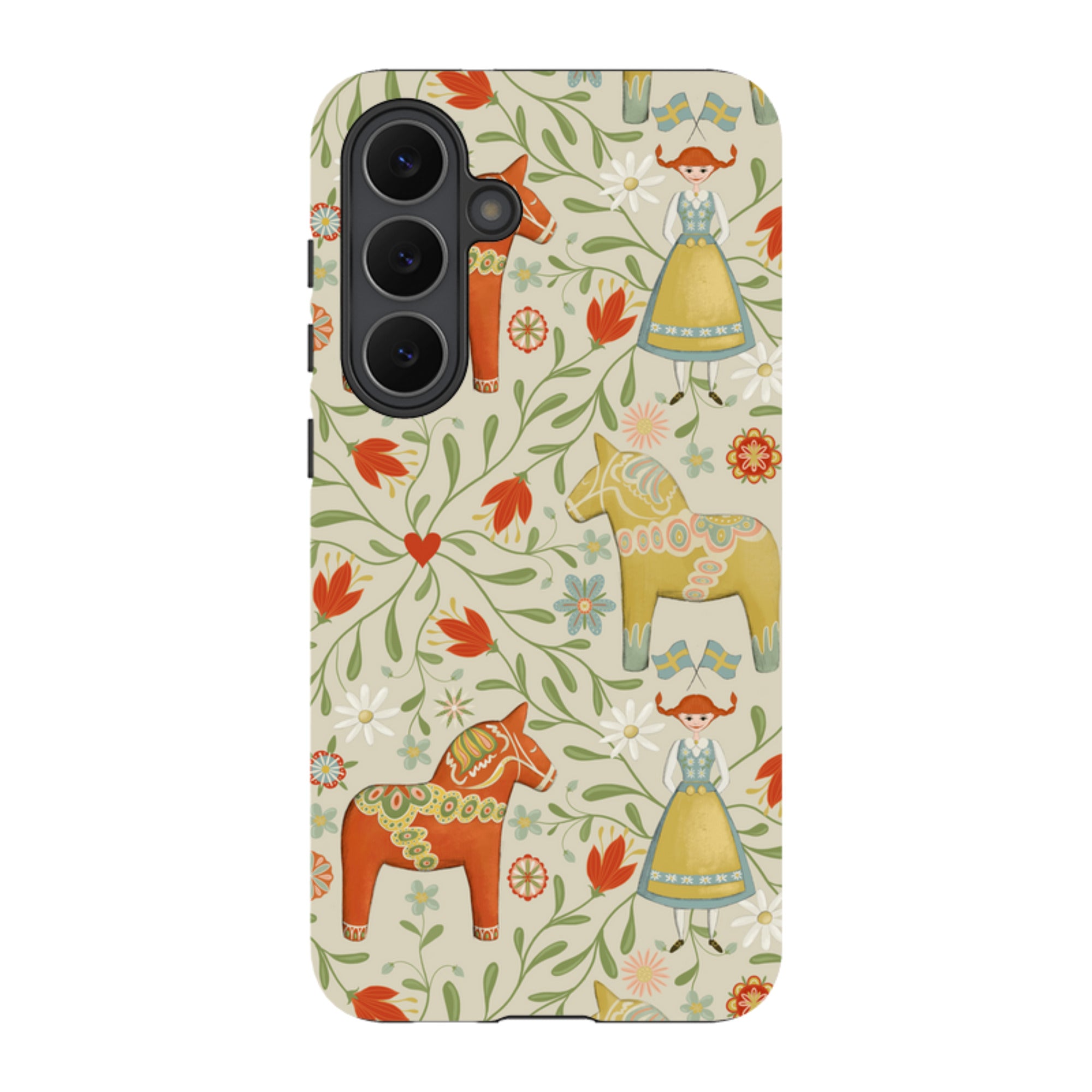 Samsung Tough  Case - Dala Horse By Maja Lindberg