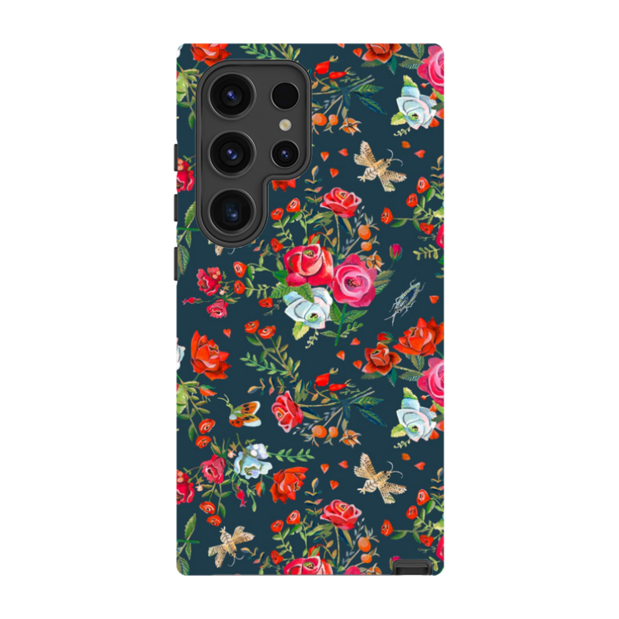 Samsung Tough Case - Blue Roses By Caroline Bonne Muller