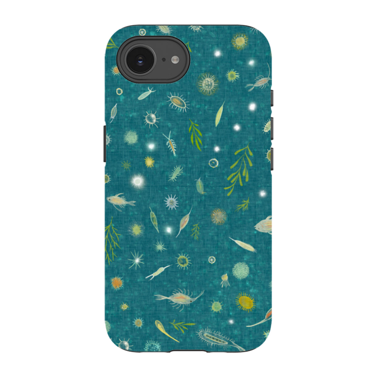 iPhone Tough Case - Plankton Light - Steel Blue By Katherine Quinn