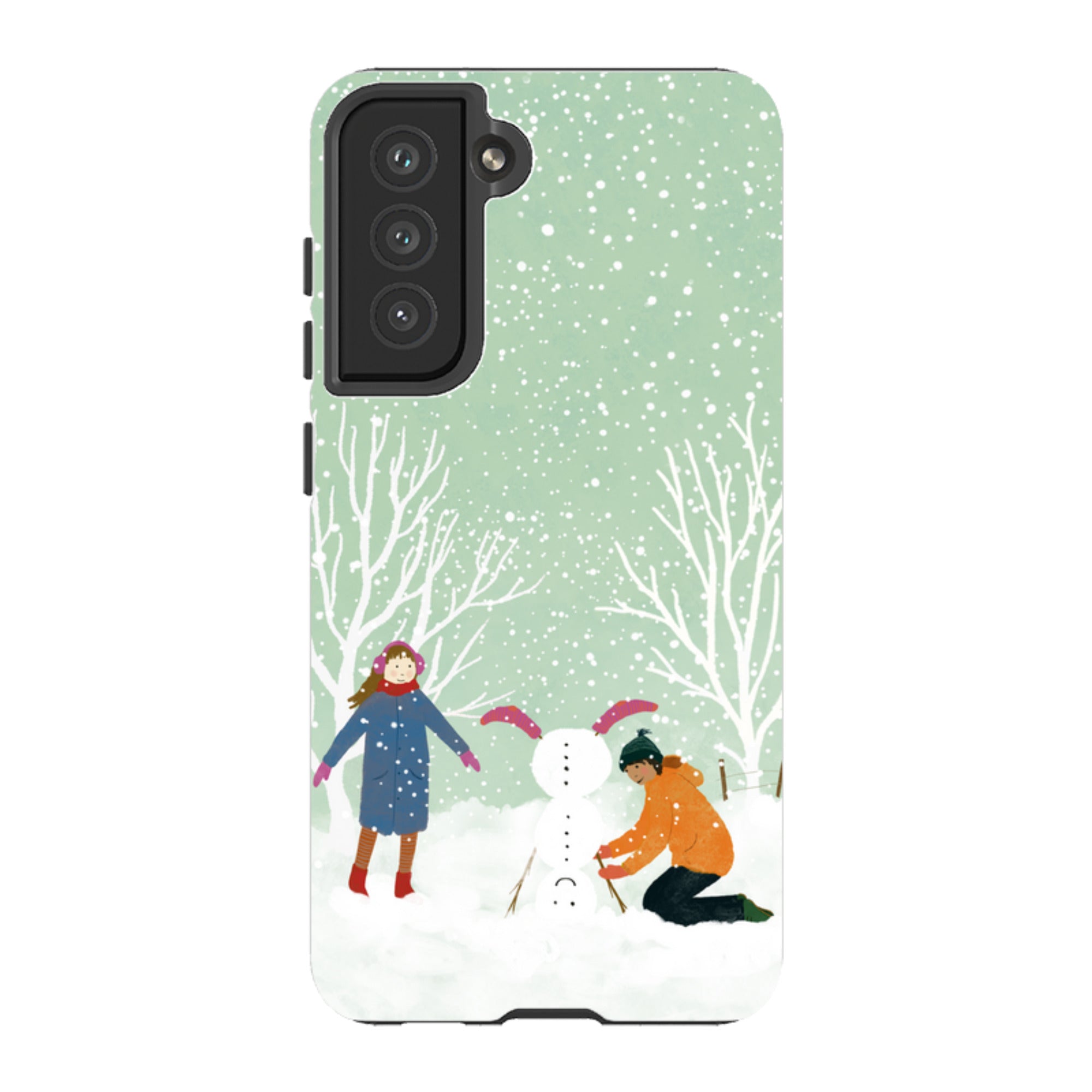 Samsung Tough Case - Snowball Building By Katherine Quinn