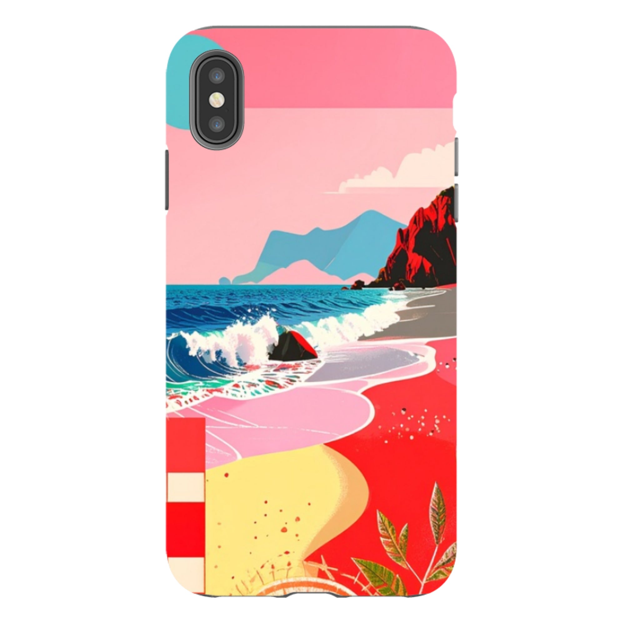 iPhone Tough Case - Red Beach