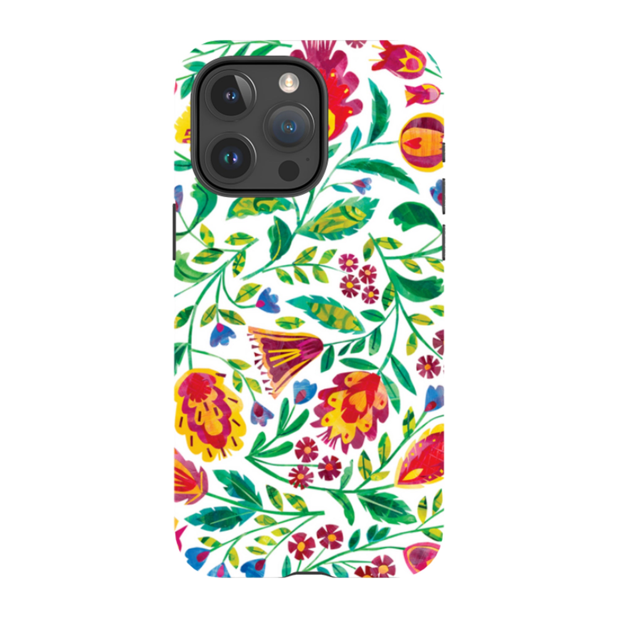 iPhone MagSafe Tough Case - Folk Pattern By Tracey English