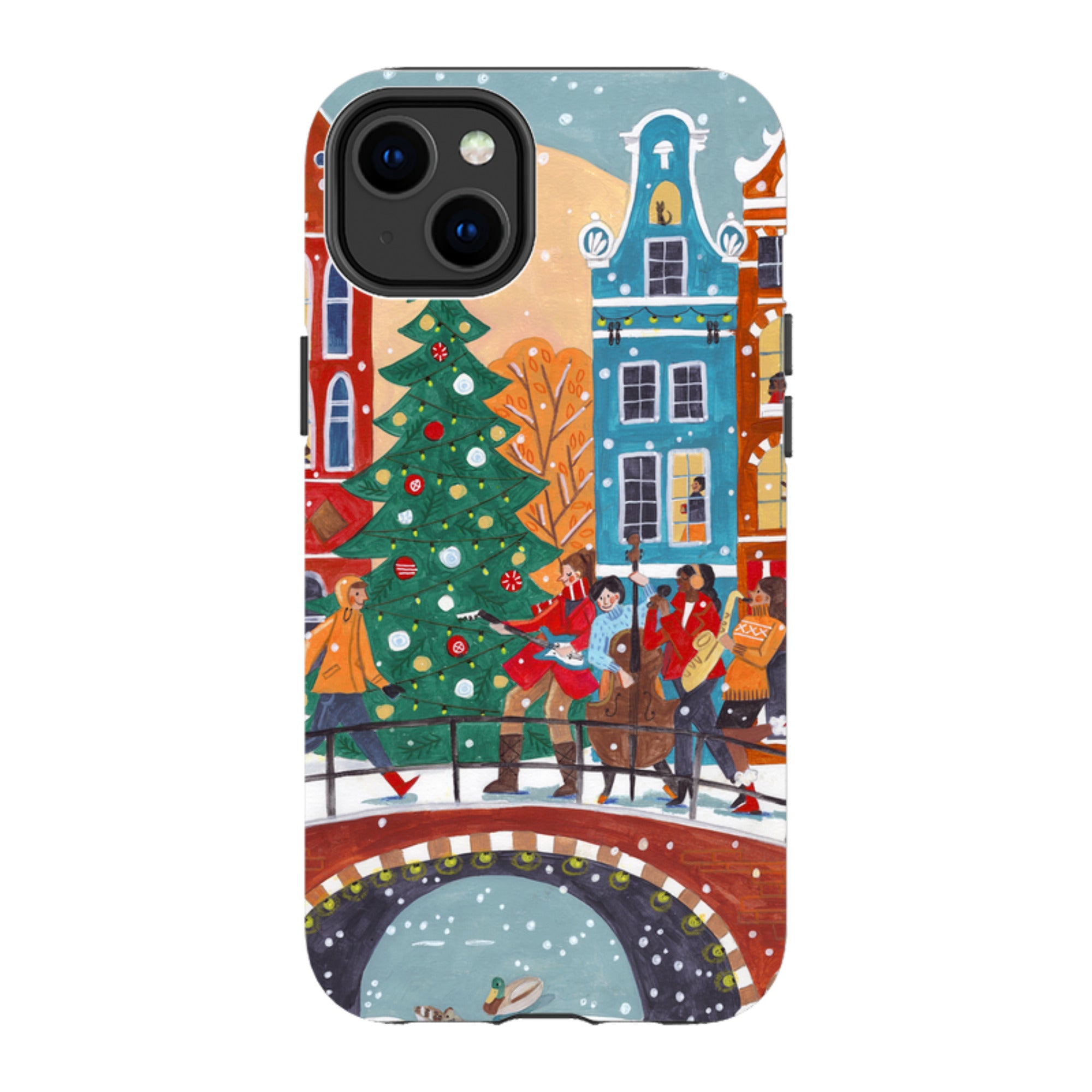 iPhone MagSafe Tough Case - Christmas Music Amsterdam By Caroline Bonne Muller