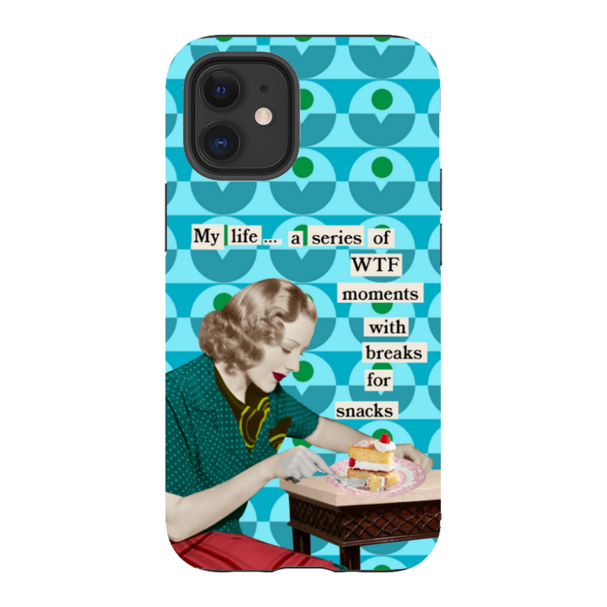 iPhone Tough Case - WTF By Clare Jordan