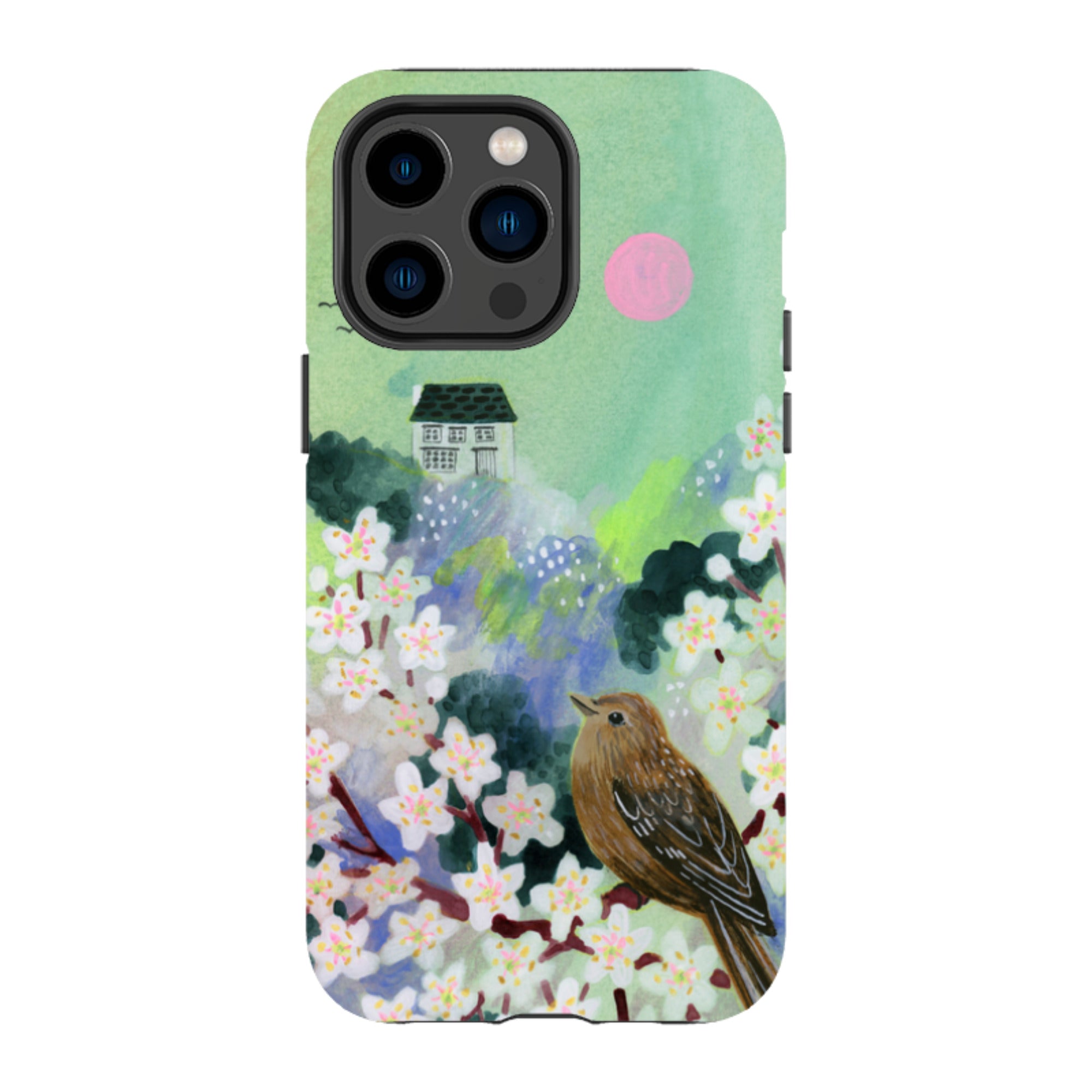 iPhone Tough Case - Blackthorn in the Valley By Lee Foster Wilson
