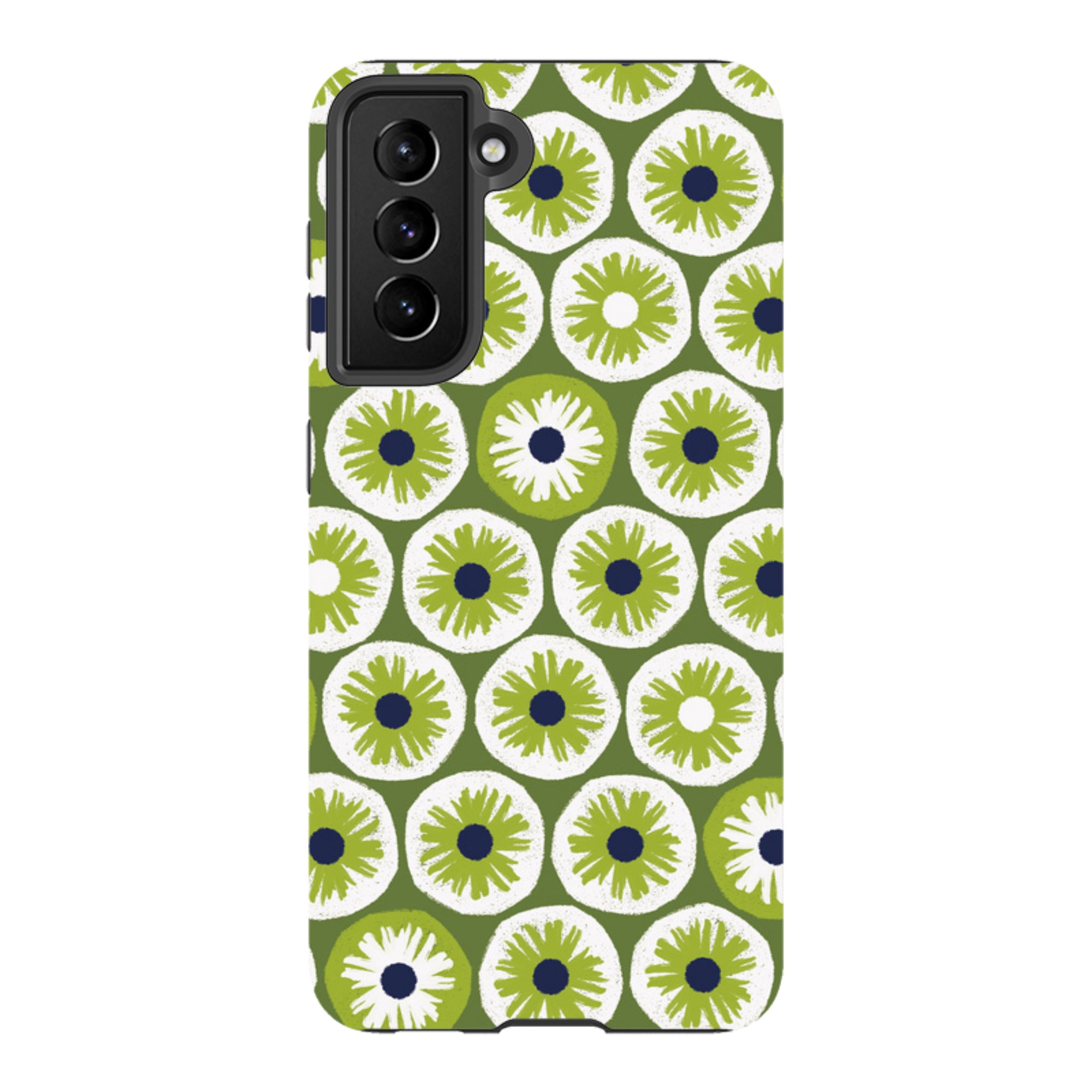 Samsung Tough Case - Penny Flowers Green By Ali Brookes