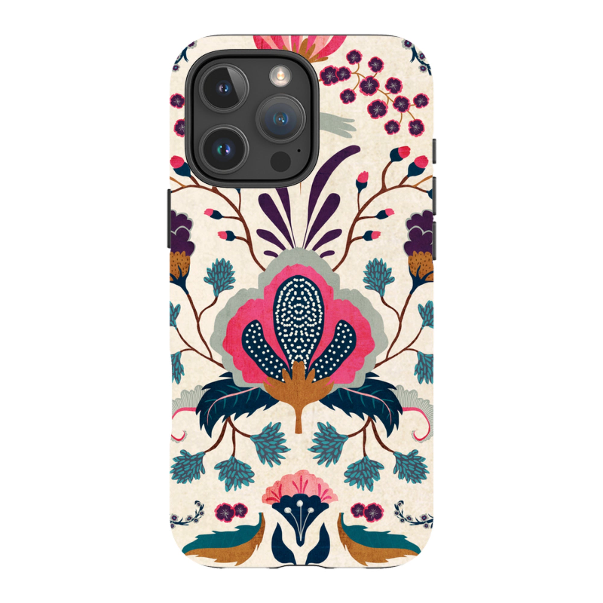 iPhone Tough Case - Folk Floral By Katherine Quinn