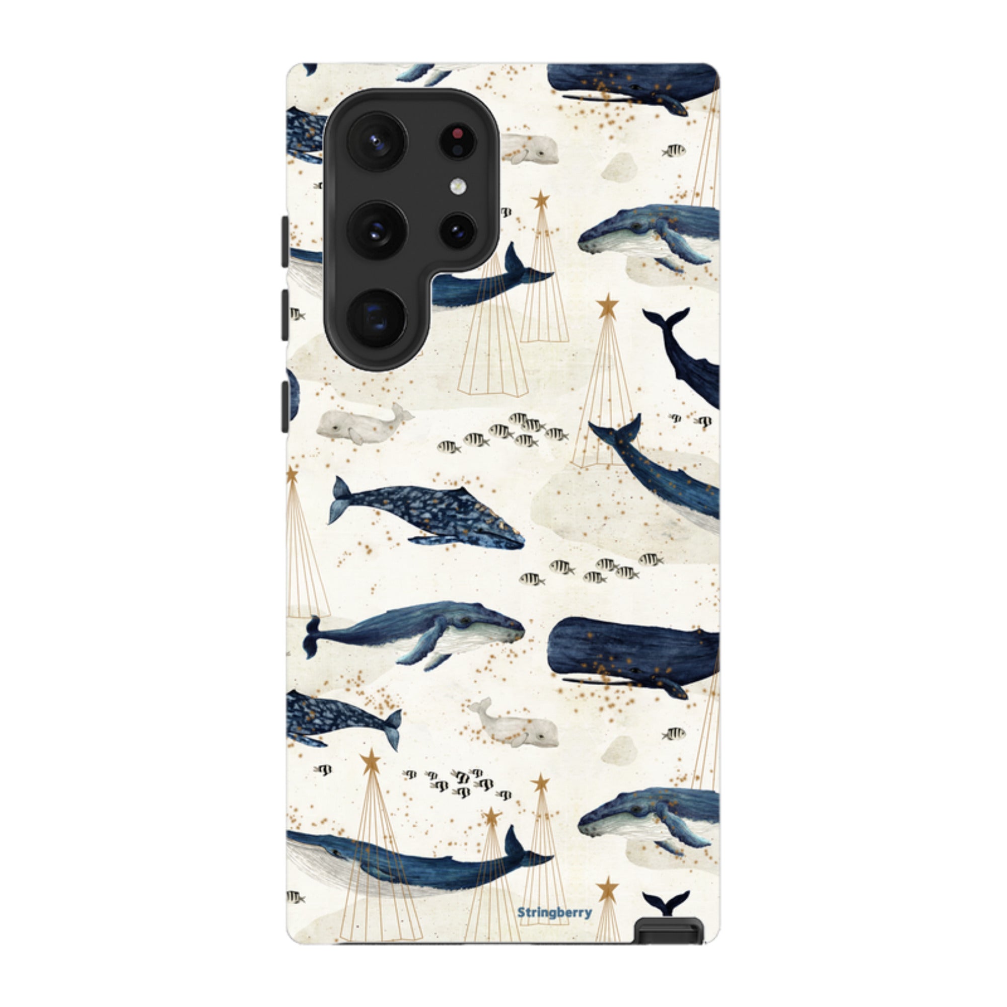 Samsung Tough Case - Christmas Whale III By Katherine Quinn