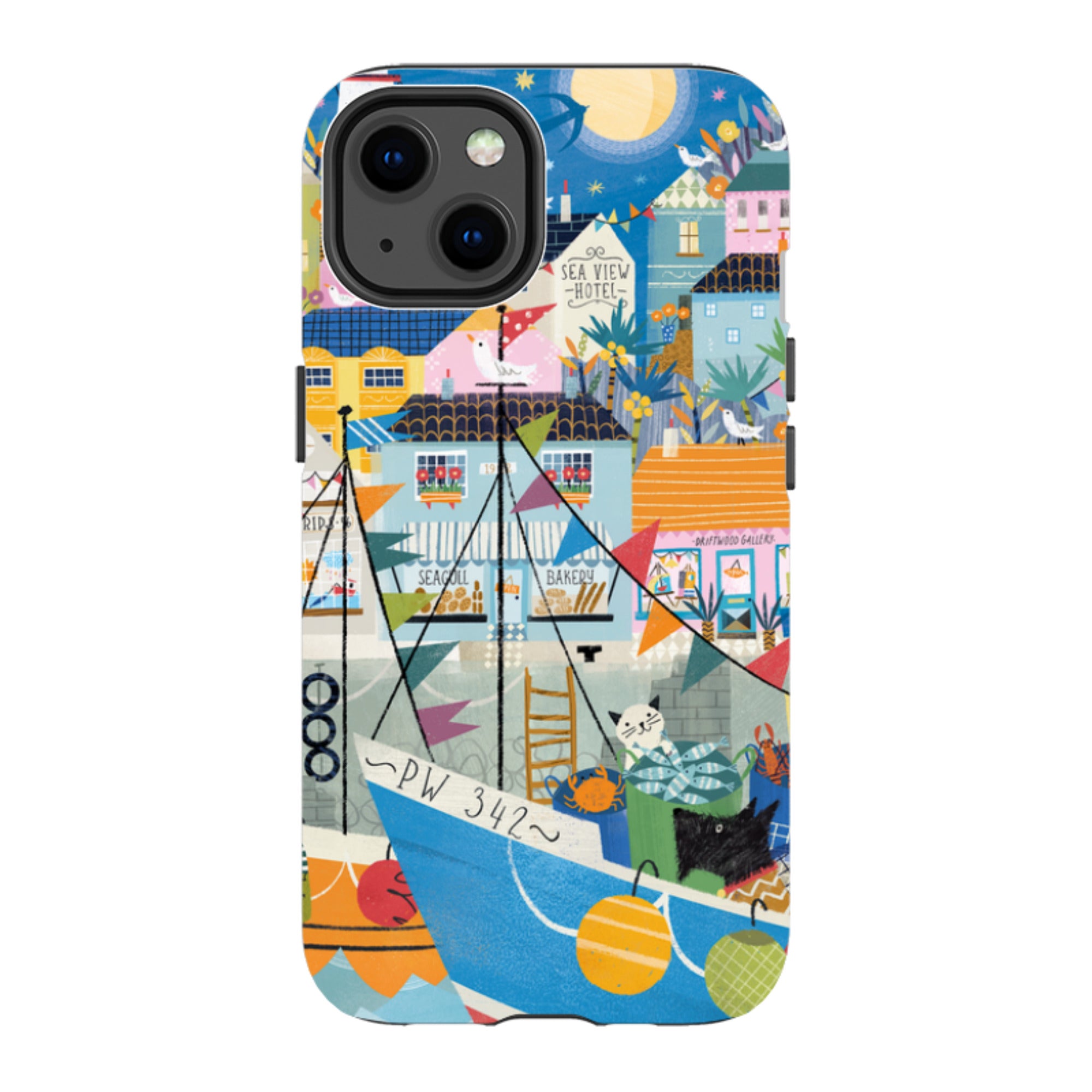 iPhone Case - Night Harbour 1 By Ali Brookes