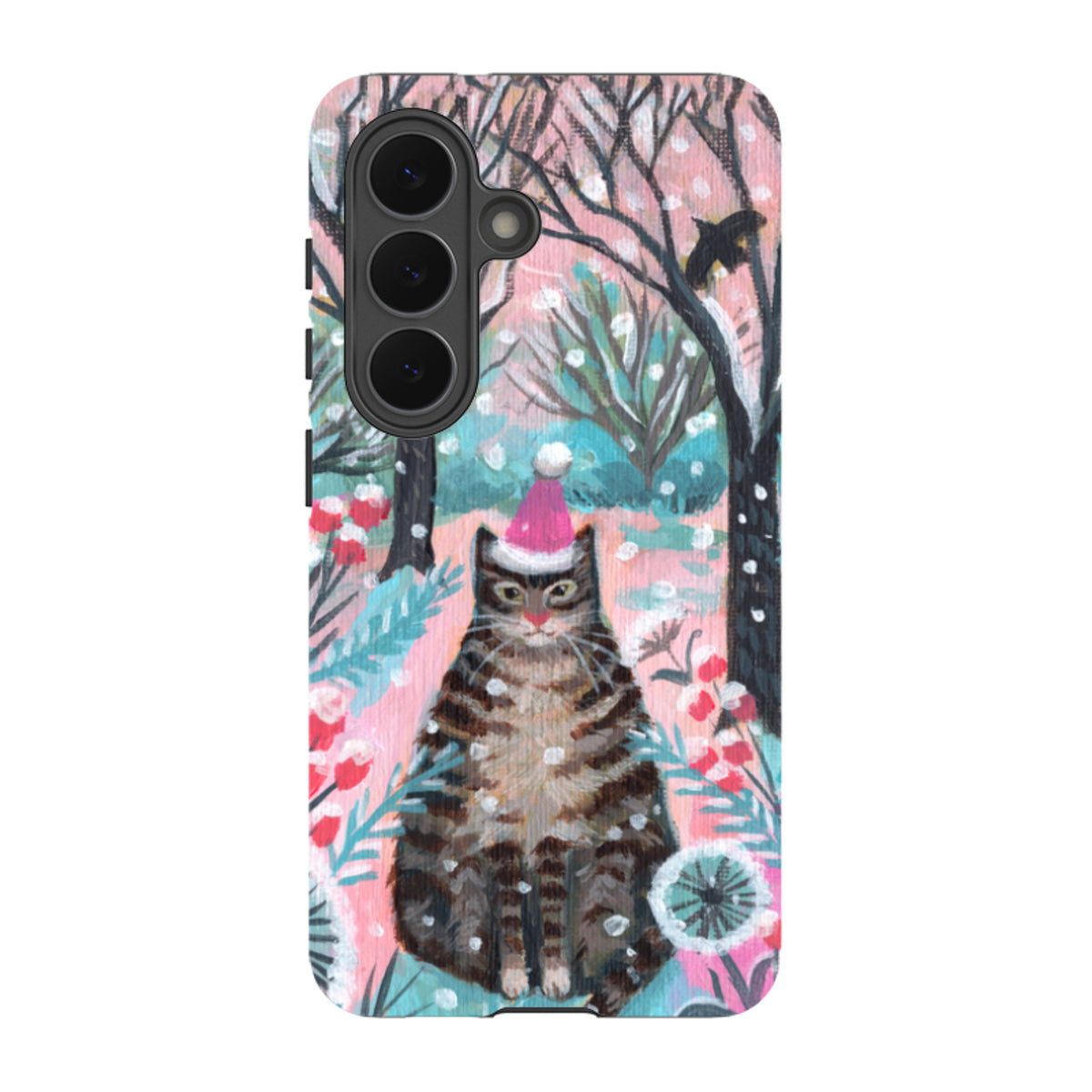 Samsung Tough Case - Snow Tabby By Mary Stubberfield