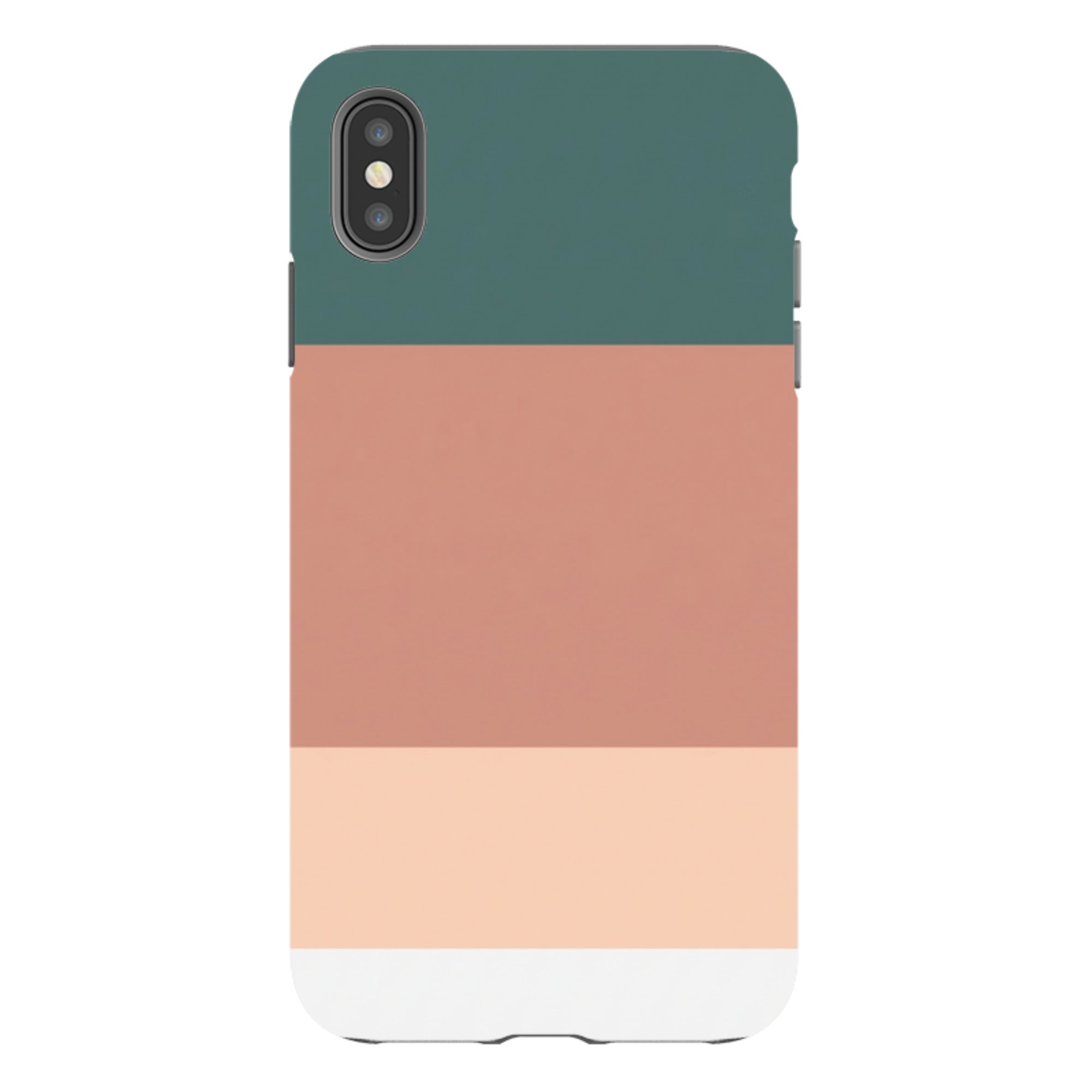 iPhone Tough Case - Muted Teal Gradient