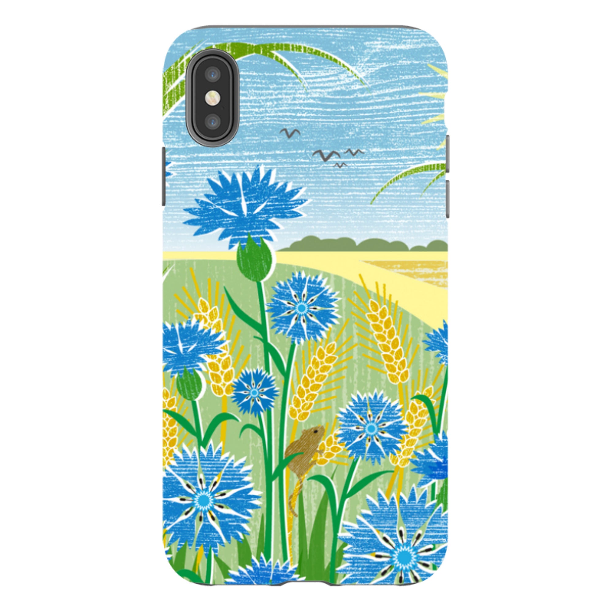 iPhone Tough Case - Cornflowers By Liane Payne