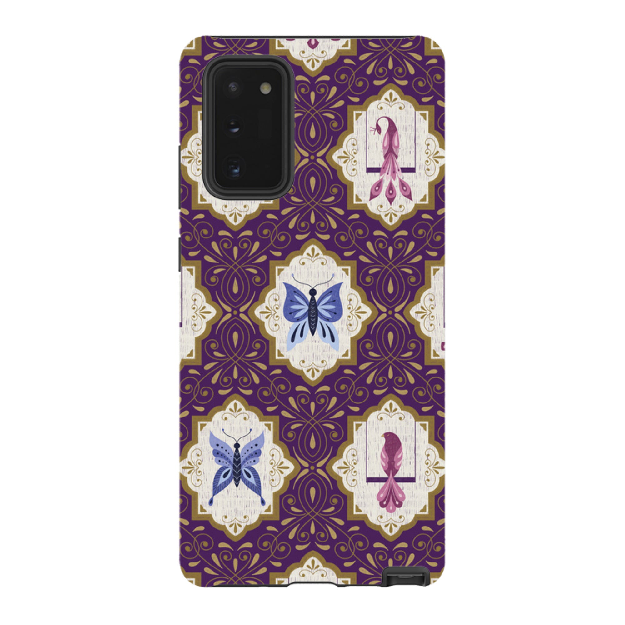 Samsung Tough Case - Wingframes Purple By Jenny Zemanek