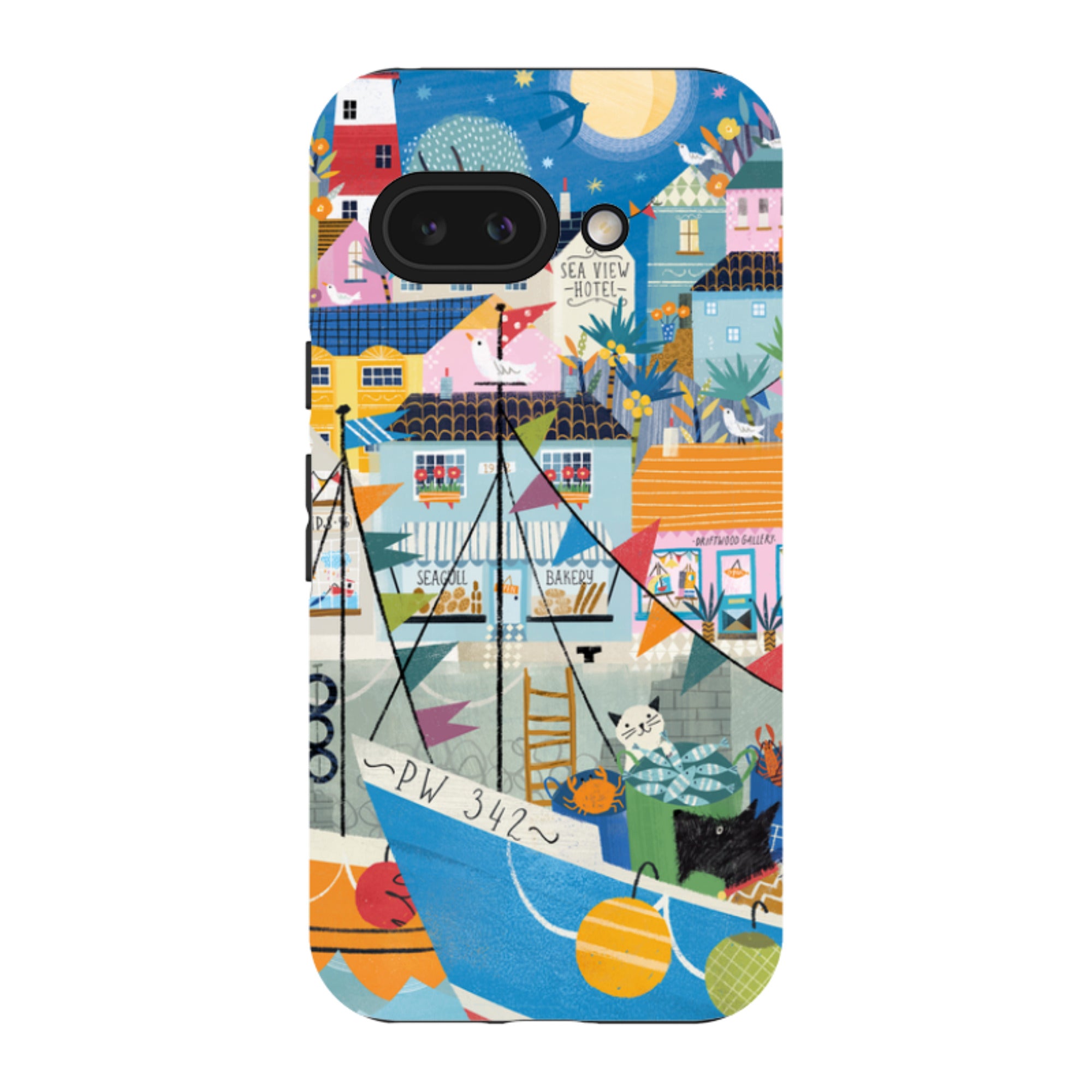 Google Tough Case - Night Harbour 1 By Ali Brookes