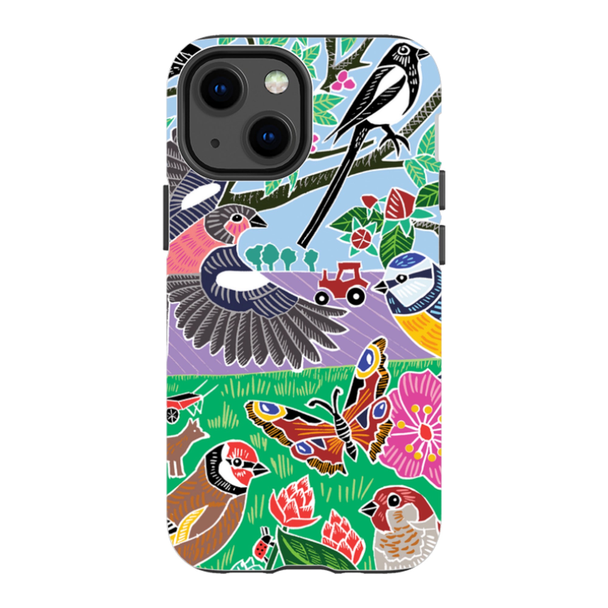 iPhone Tough Case - Garden Bird Jigsaw B By Kate Heiss